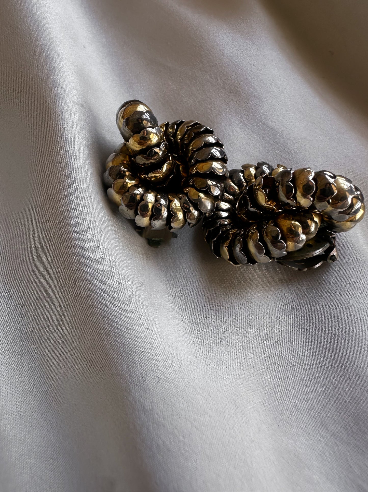 Two Tone Parisian Coil Earrings|Vintage Baazaar 