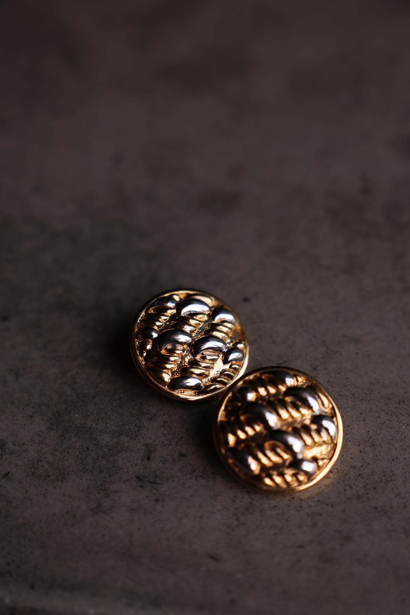 Nina Ricci Two-Tone Clip-On Earrings