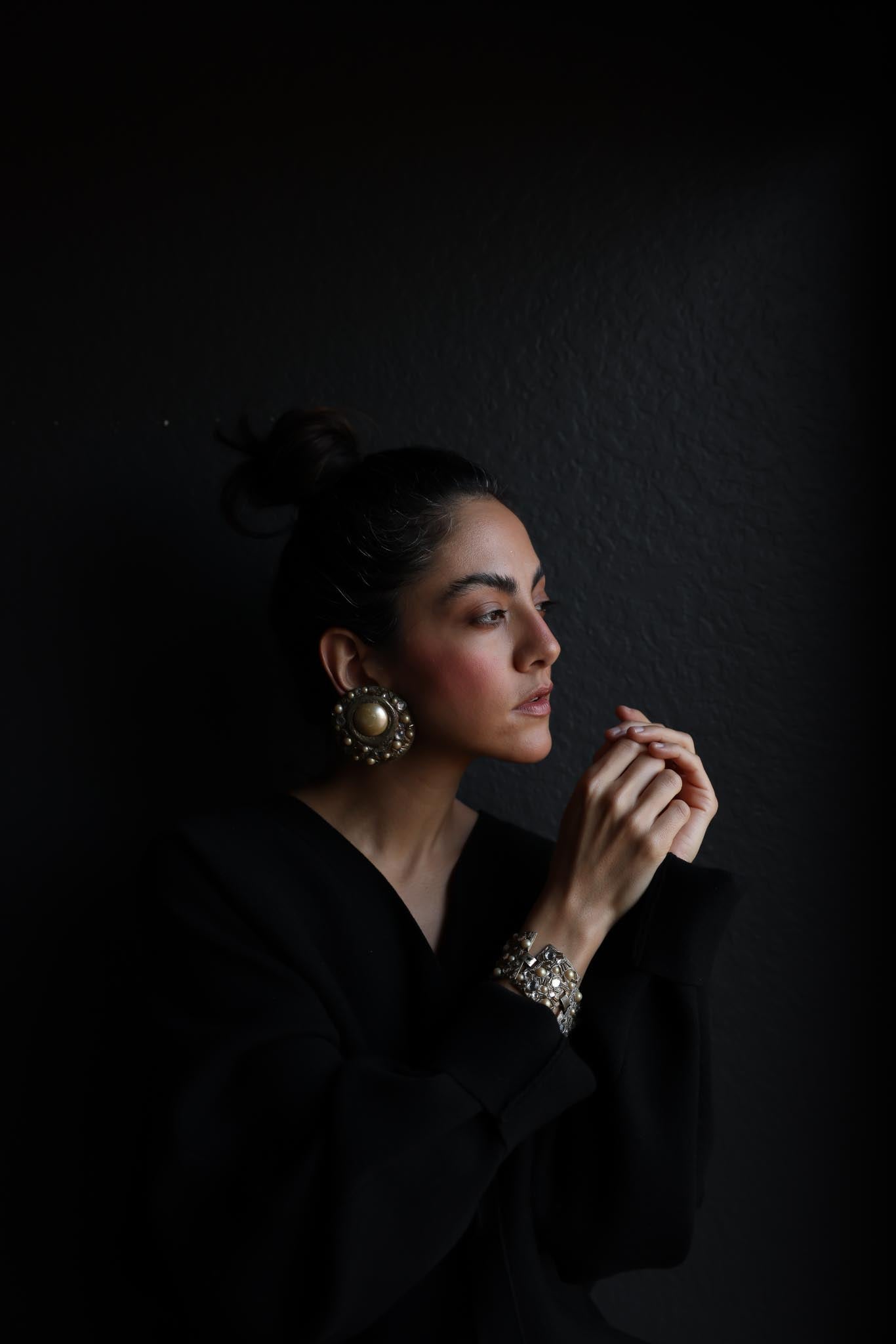 La Rage Pearl and Crystal Set|Vintage Baazaar 