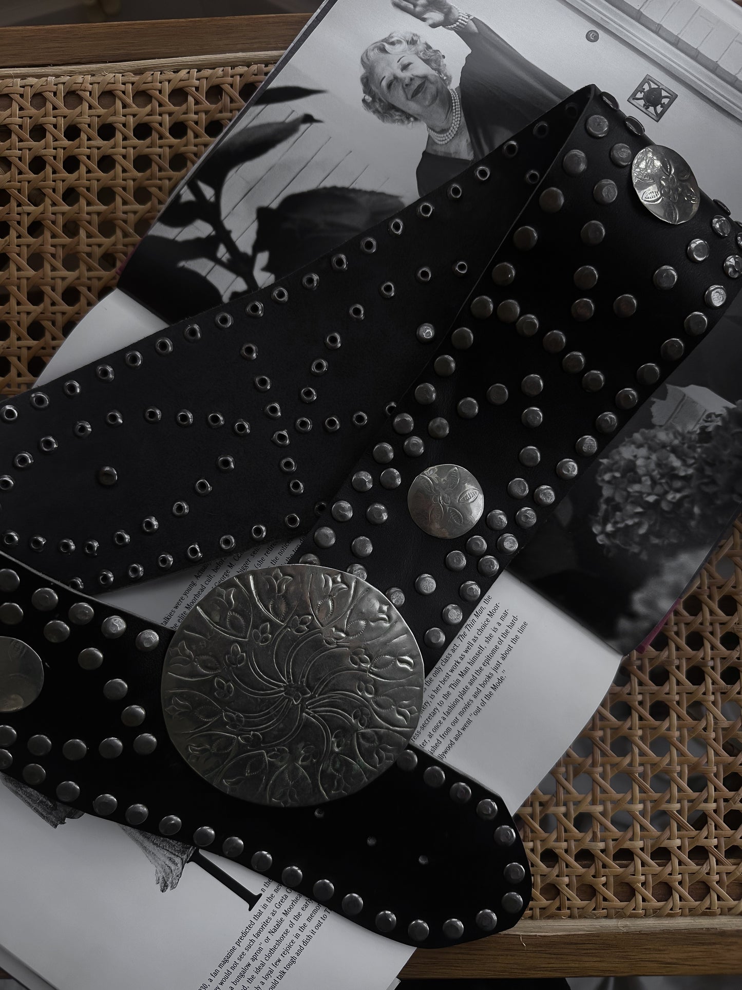 Silver Shield Belt|Vintage Baazaar 