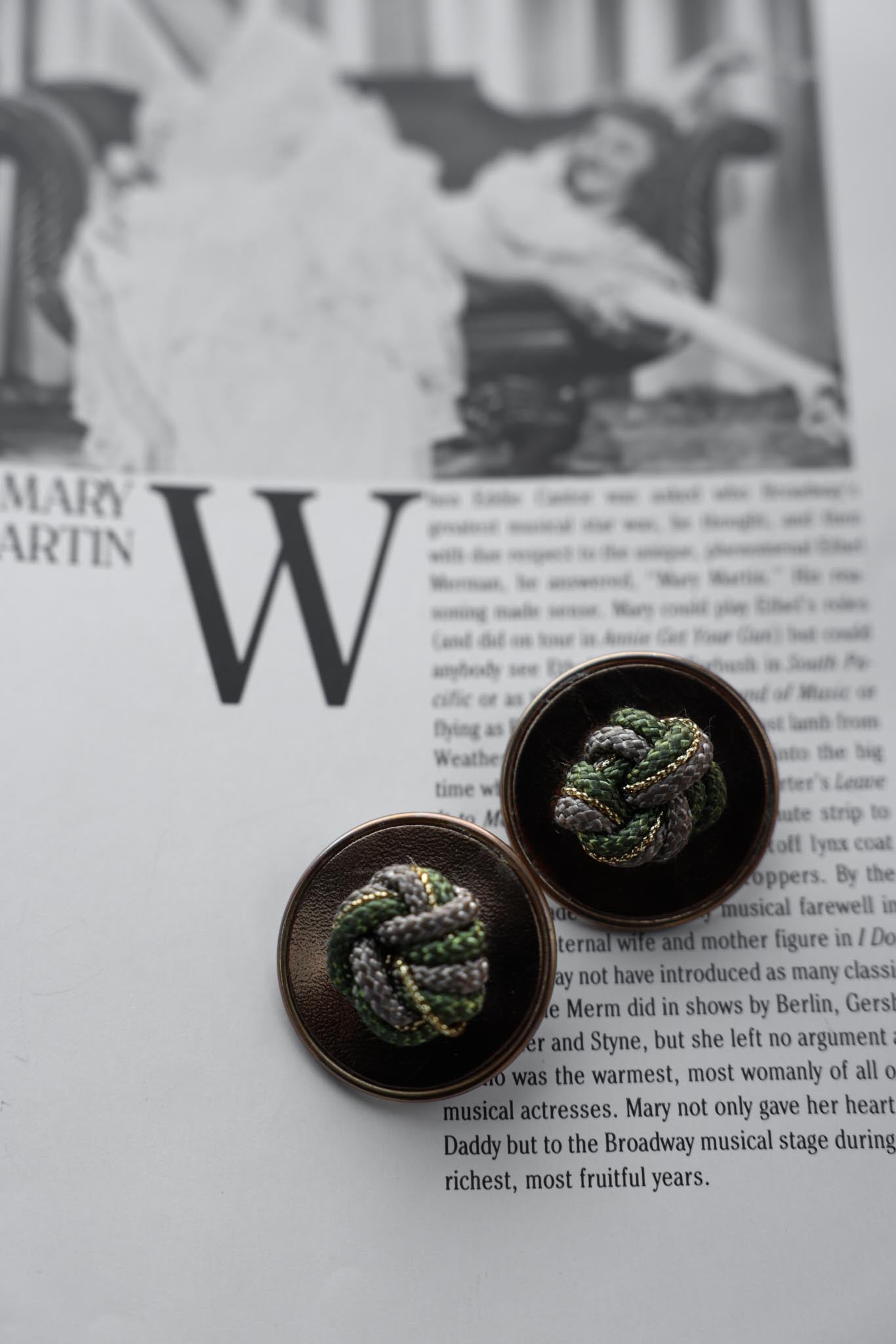 Woven Knot Statement Earrings|Vintage Baazaar 