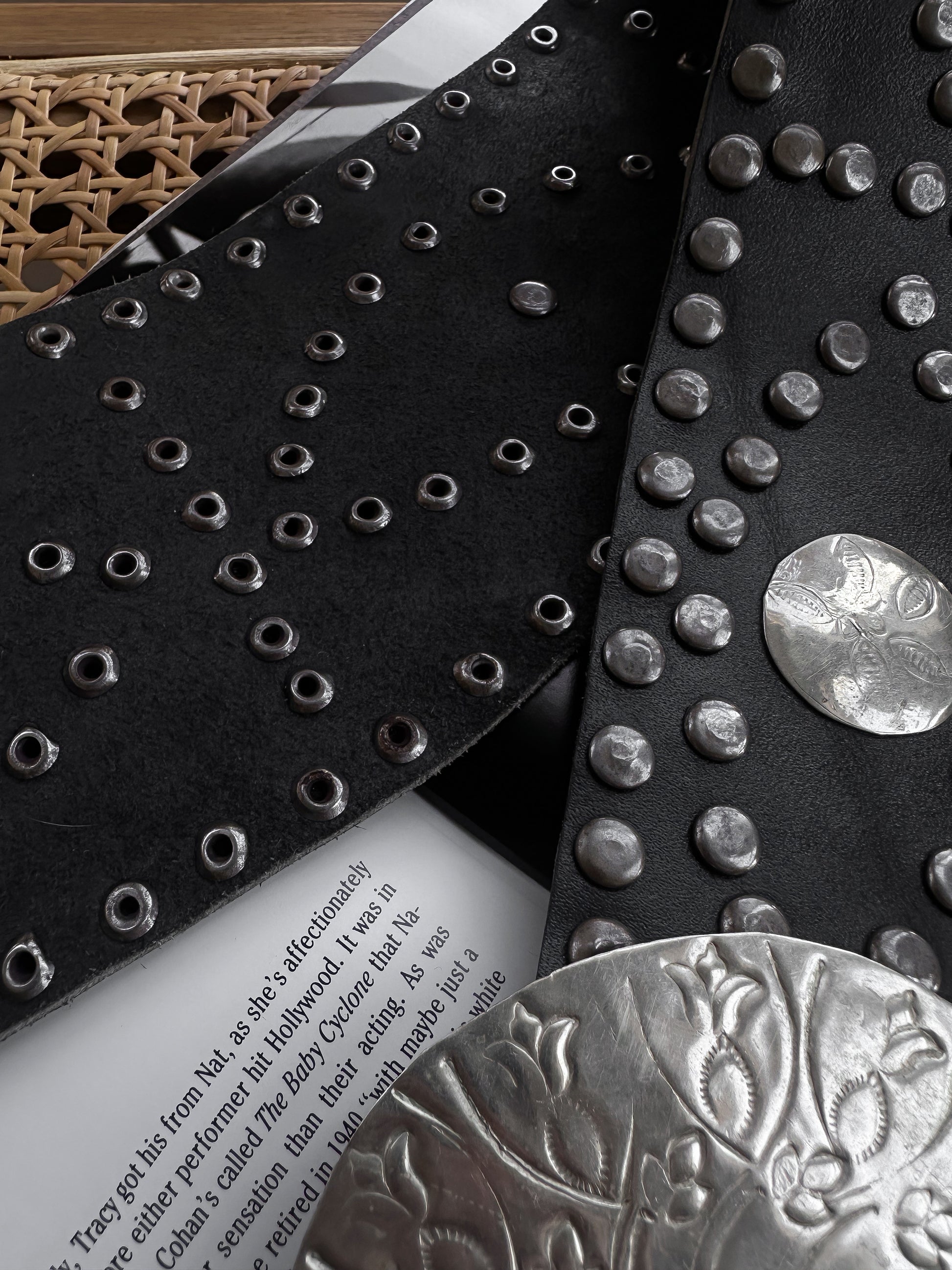 Silver Shield Belt|Vintage Baazaar 