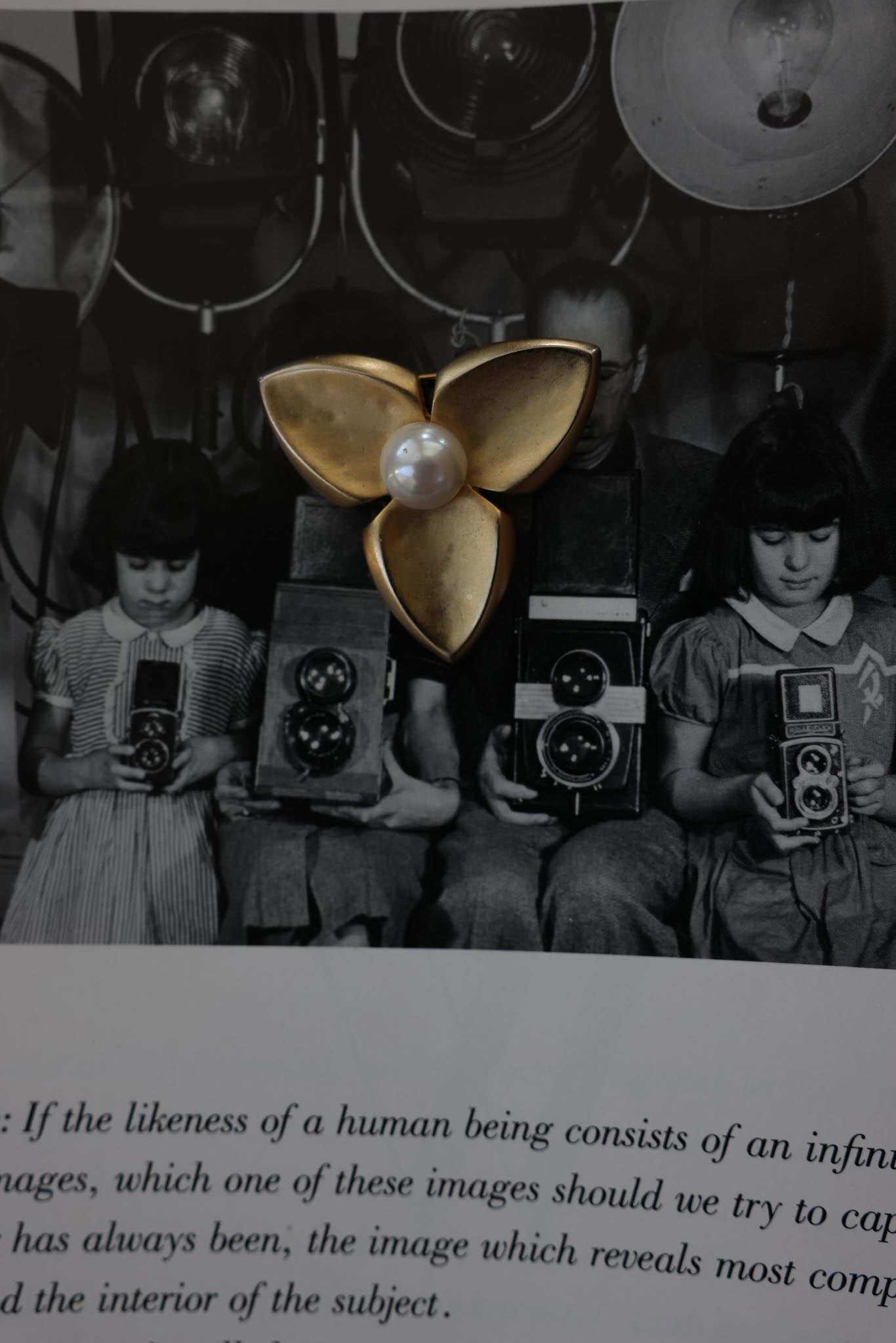 E. Pearl Blossom Brooch|Vintage Baazaar 