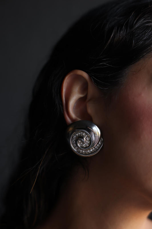 Swirl Crest Earrings
