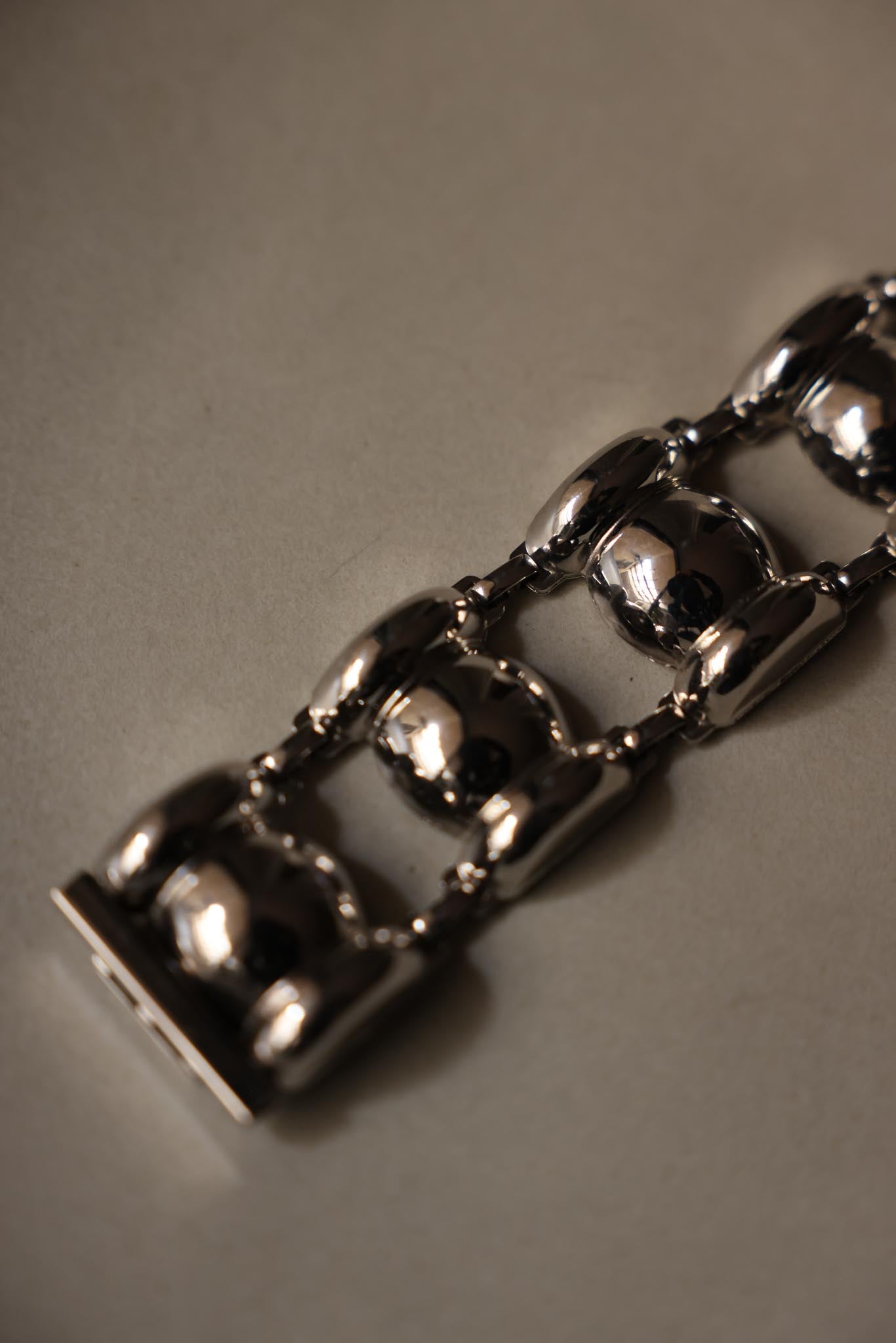 Marino Chunky Silver-Tone Bracelet|Vintage Baazaar 