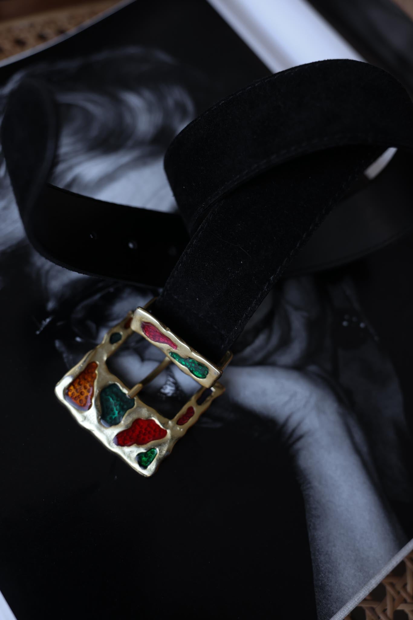 Artisan Mosaic Belt S|Vintage Baazaar 