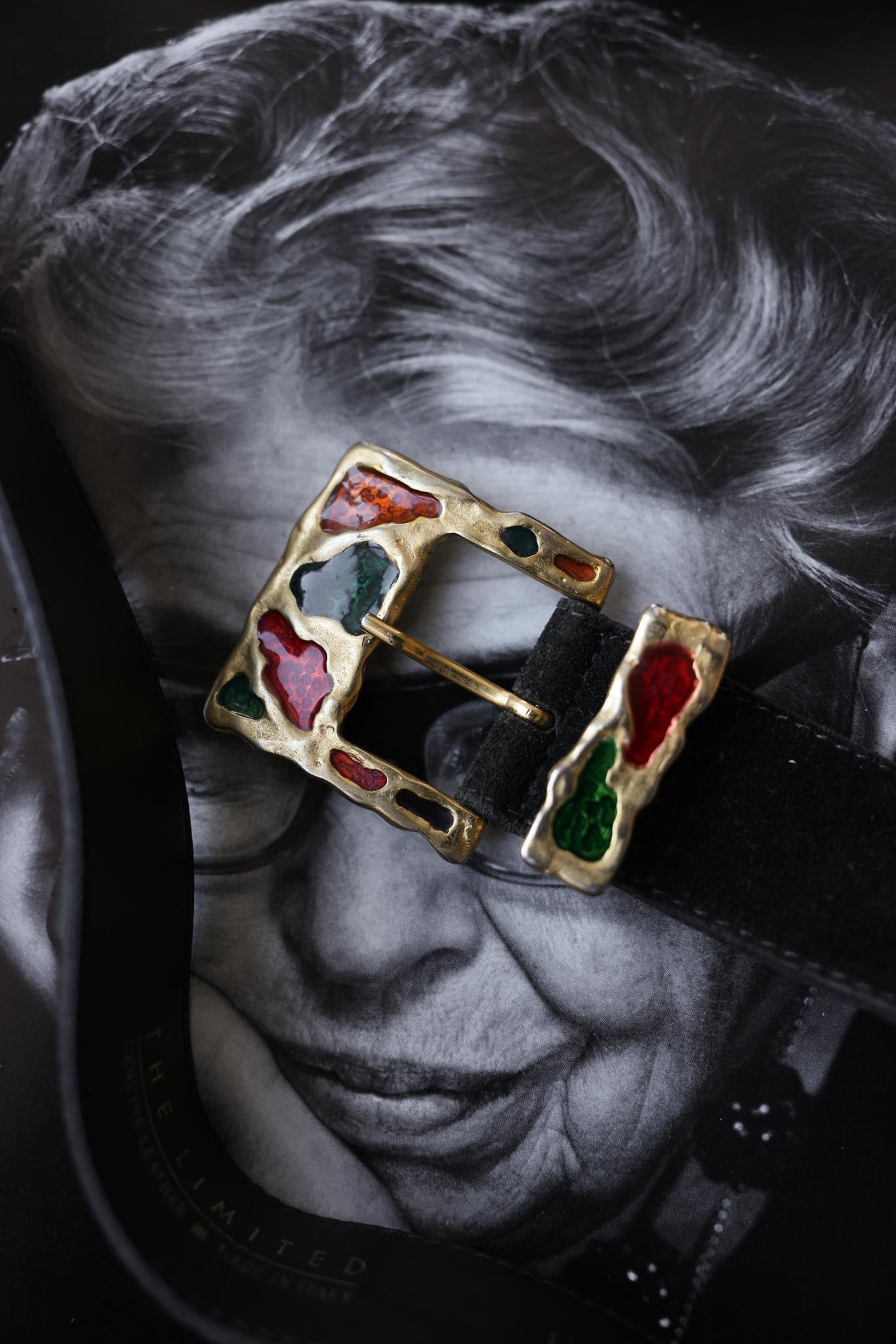 Artisan Mosaic Belt L|Vintage Baazaar 