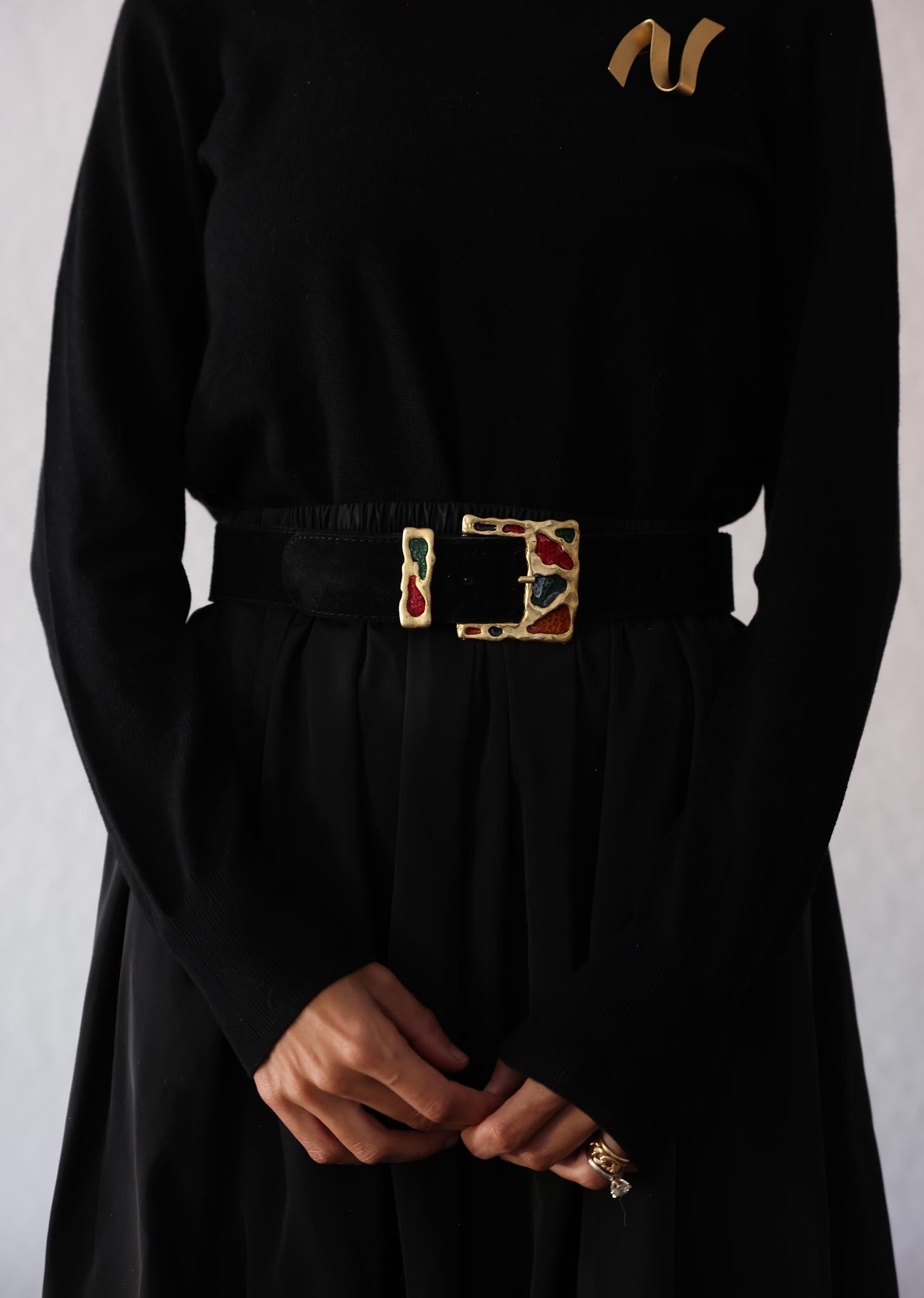 Artisan Mosaic Belt L|Vintage Baazaar 