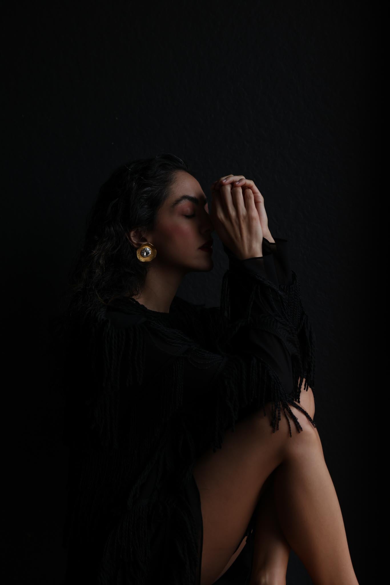 Norma Jean Gold Plated Clip-On Earrings|Vintage Baazaar 