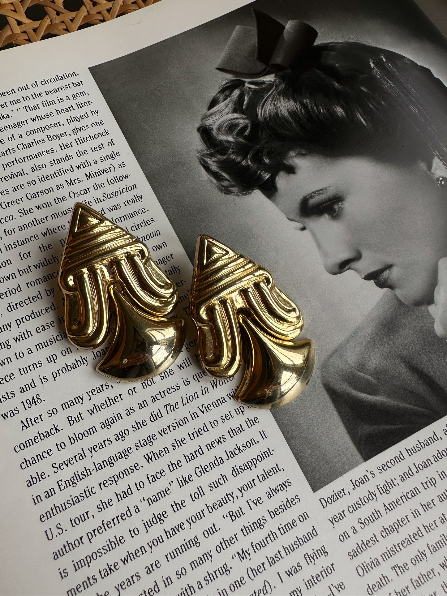 Grecian Goddess Earrings|Vintage Baazaar 