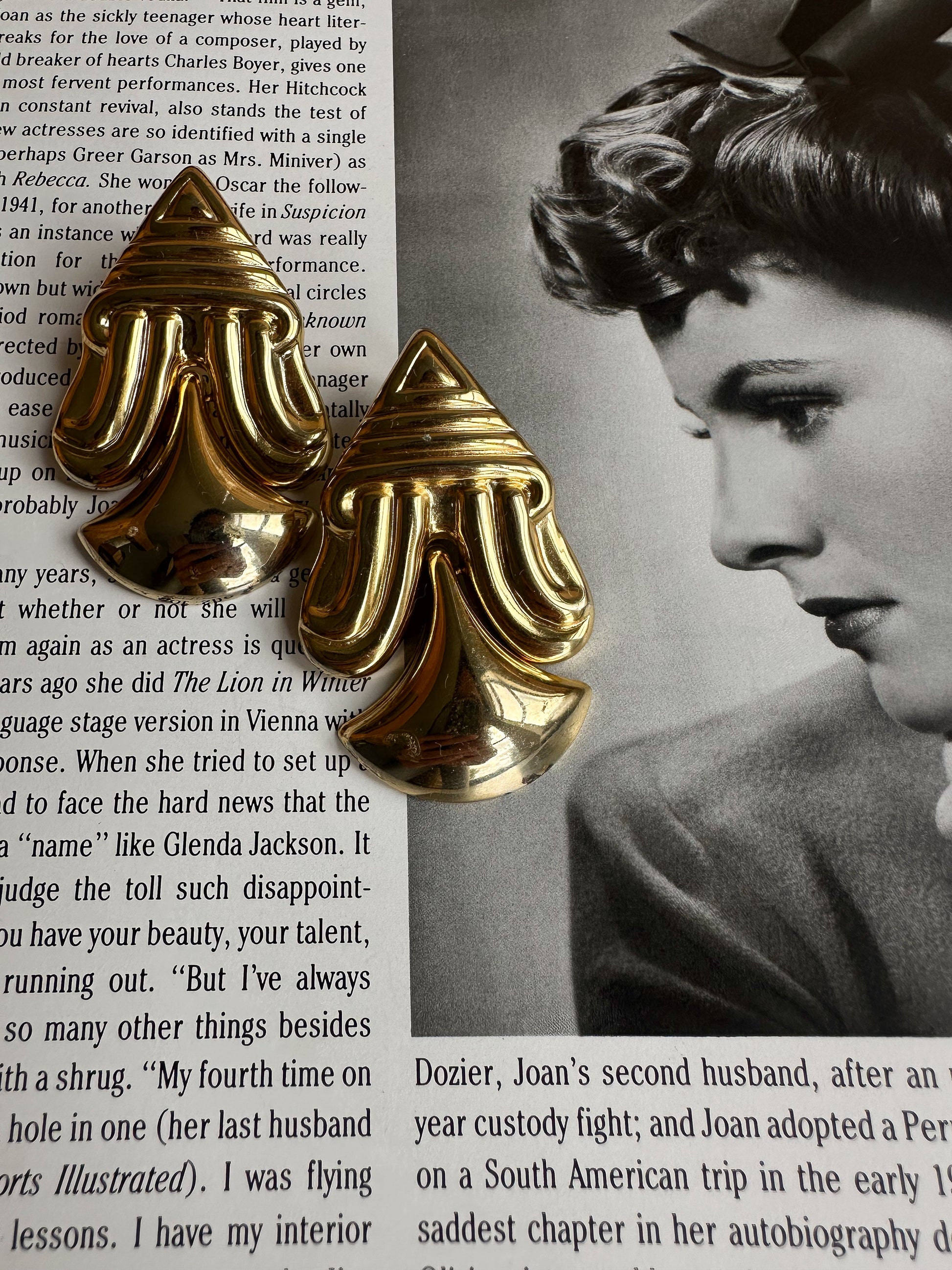 Grecian Goddess Earrings|Vintage Baazaar 