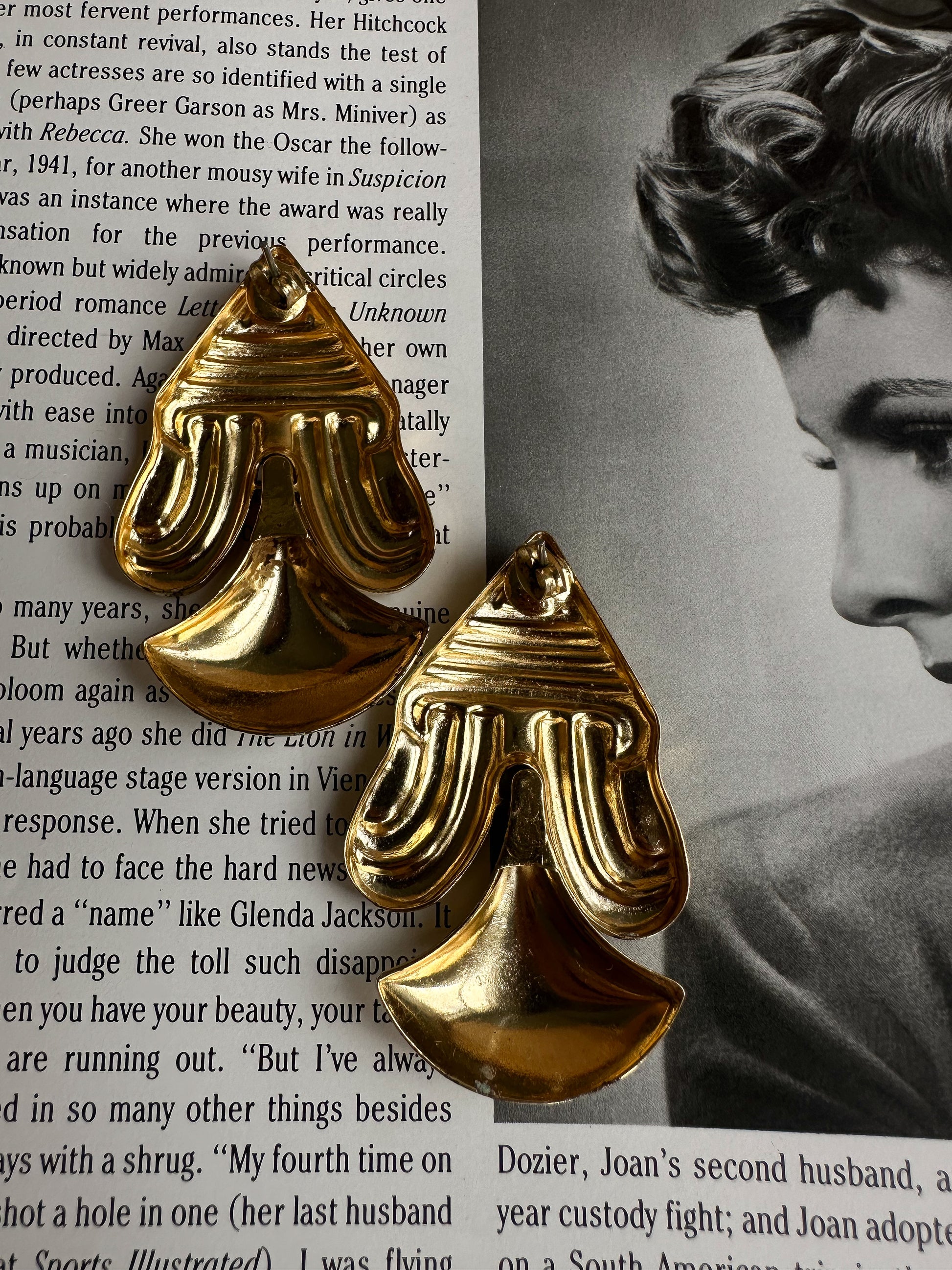 Grecian Goddess Earrings|Vintage Baazaar 