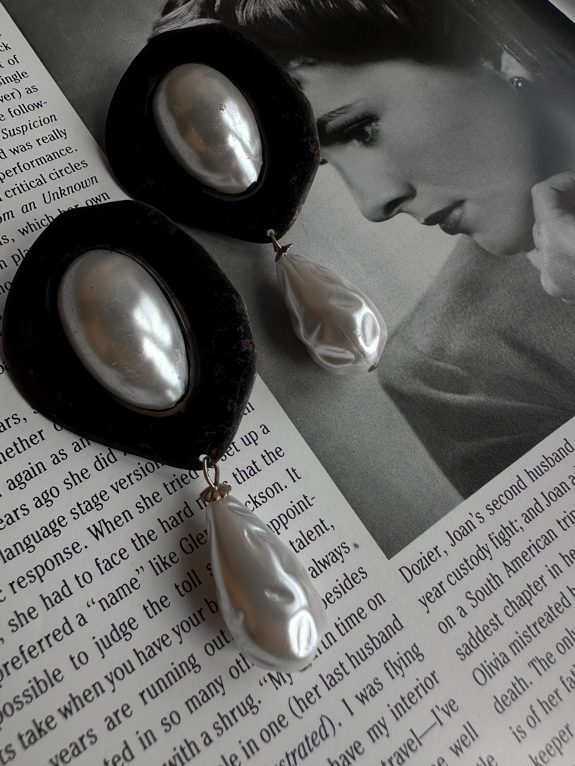 Baroque Pearl Statement Earrings|Vintage Baazaar 