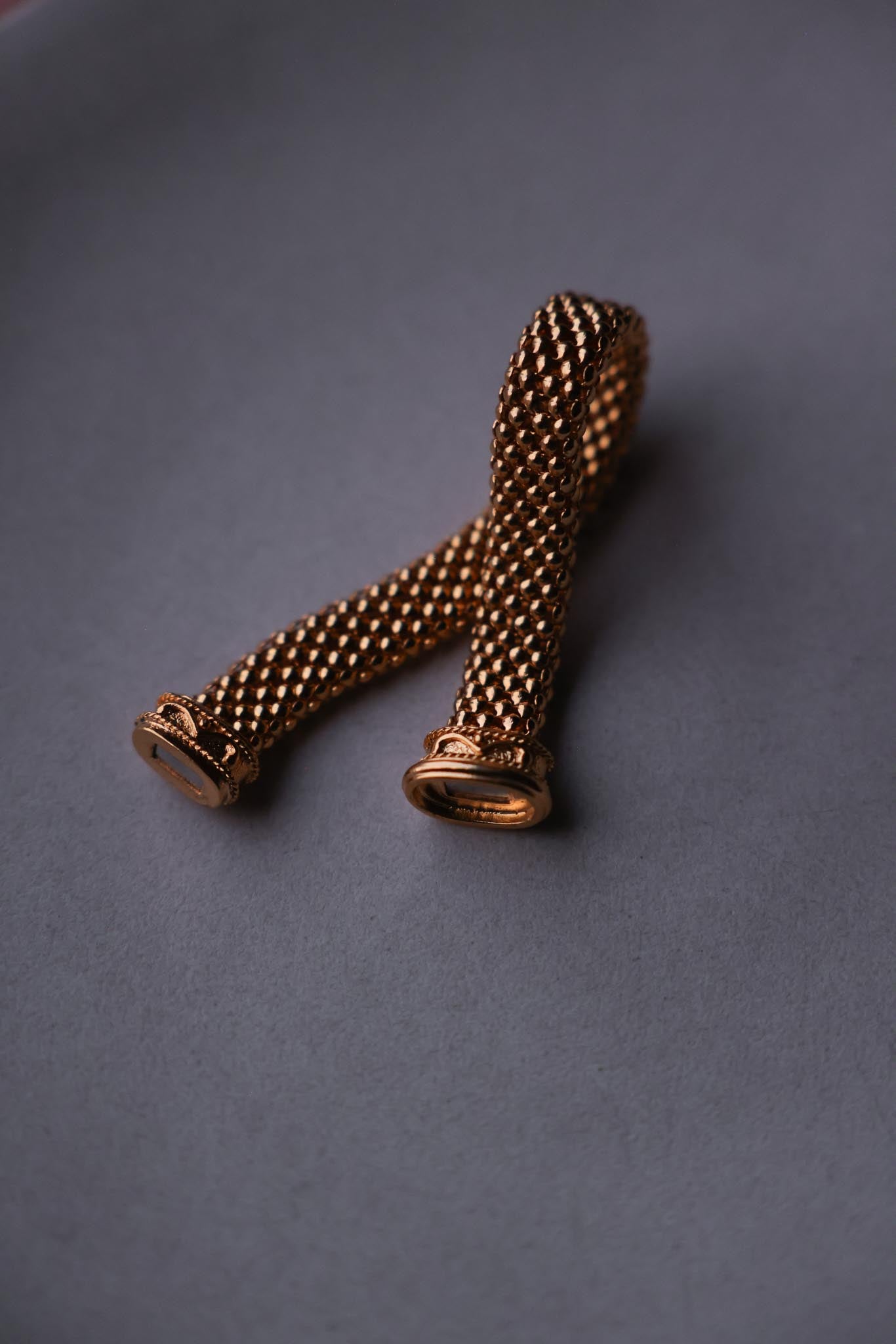 Gold-Tone Mesh Magnet Bracelet