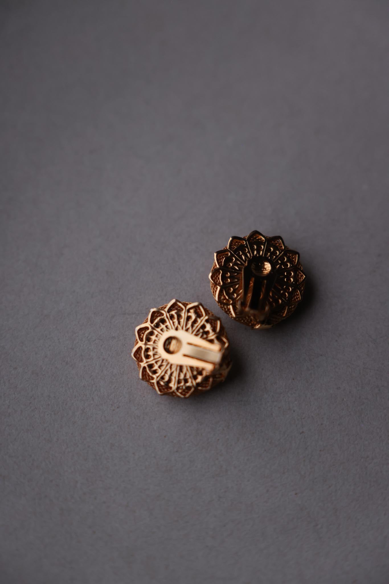 Gold-Tone Faux Pearl Clip-On Earrings