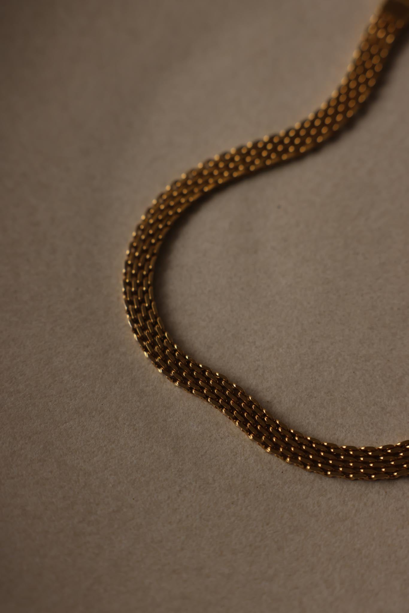 Premier Designs Gold Plated Chain Necklace|Vintage Baazaar 