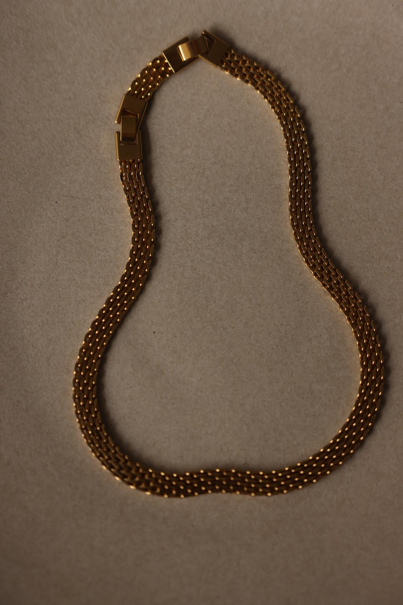Premier Designs Gold Plated Chain Necklace|Vintage Baazaar 