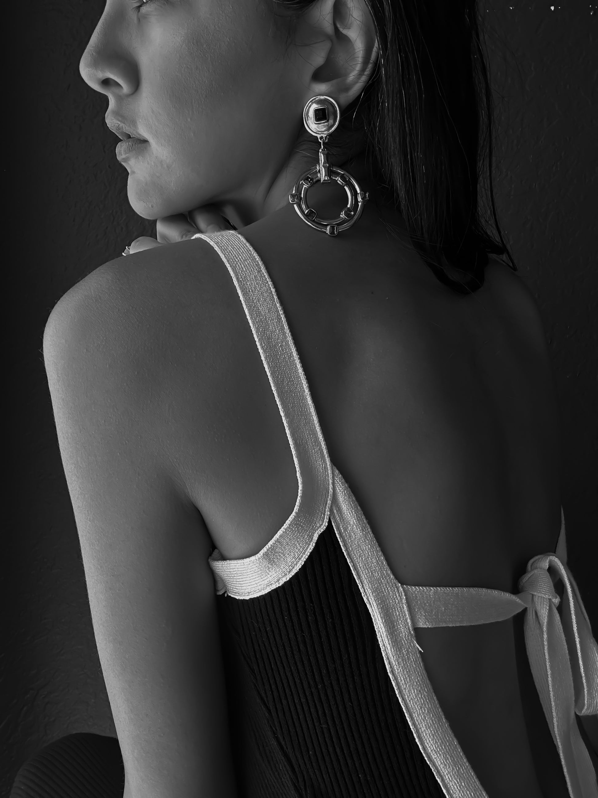 Gemstone Halo Earrings|Vintage Baazaar 