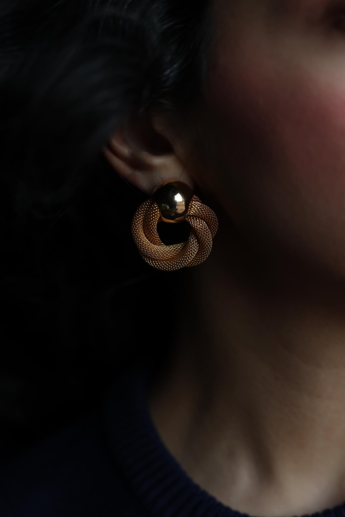 Avon Gold-Tone Clip-On Earrings|Vintage Baazaar 