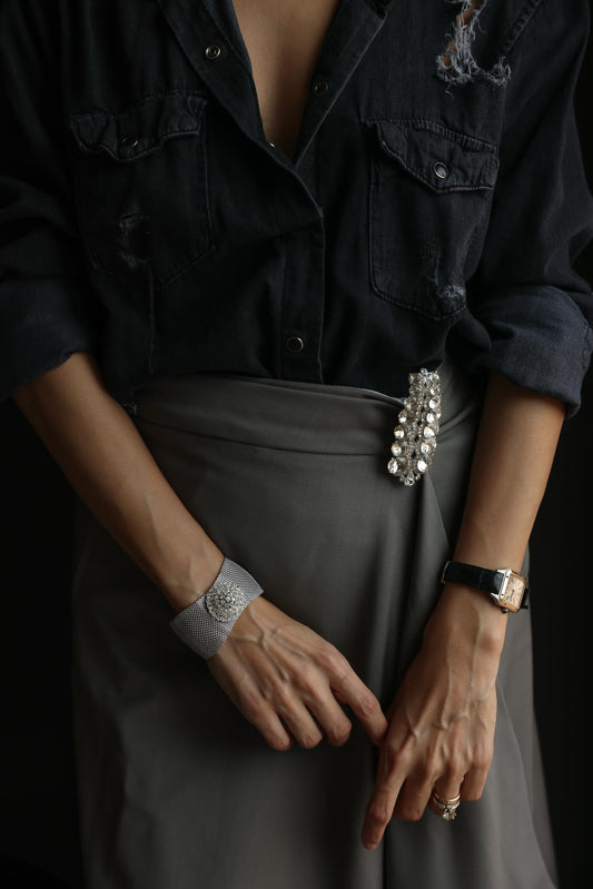 Crystal Statement Brooch