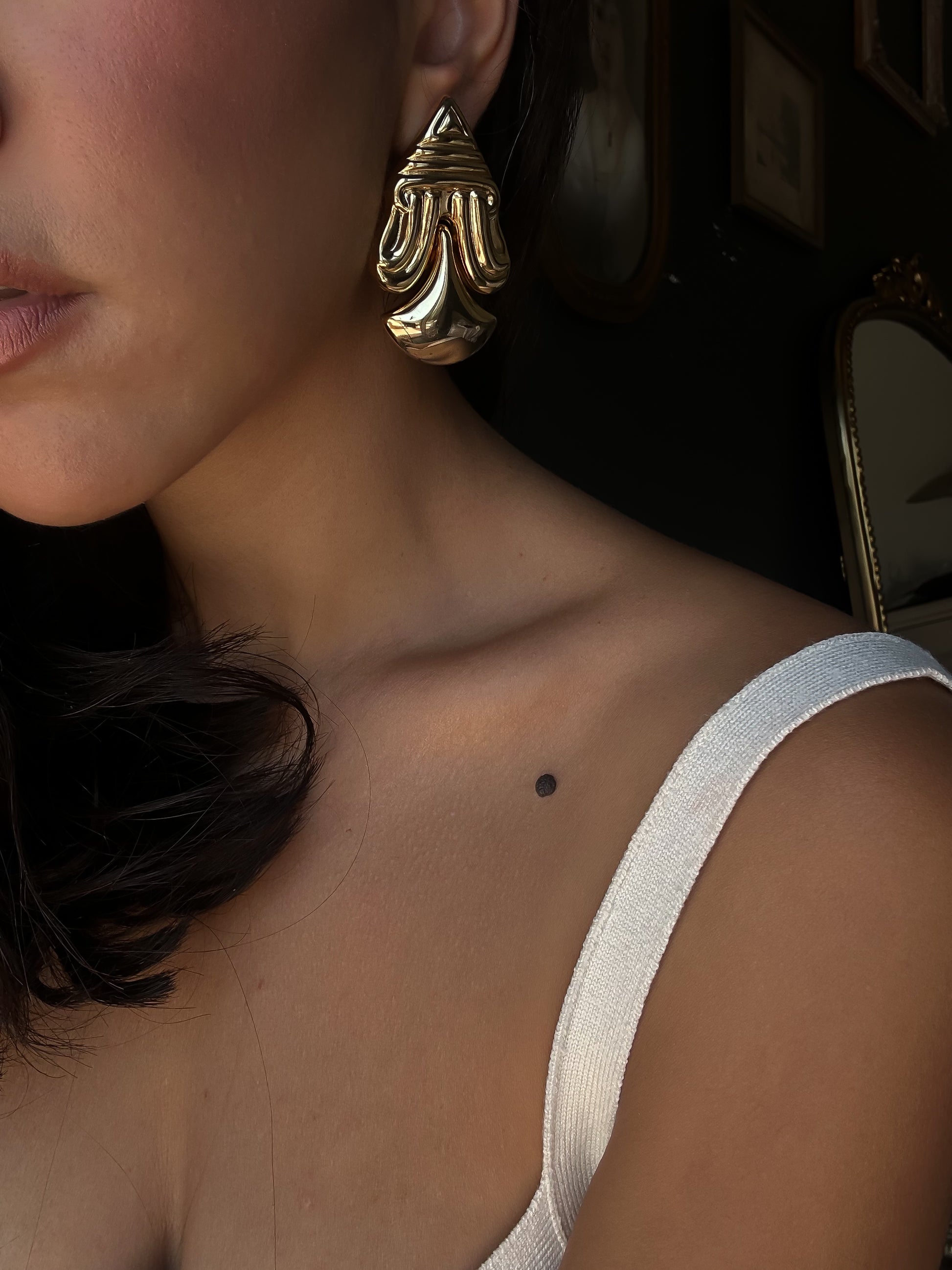 Grecian Goddess Earrings|Vintage Baazaar 