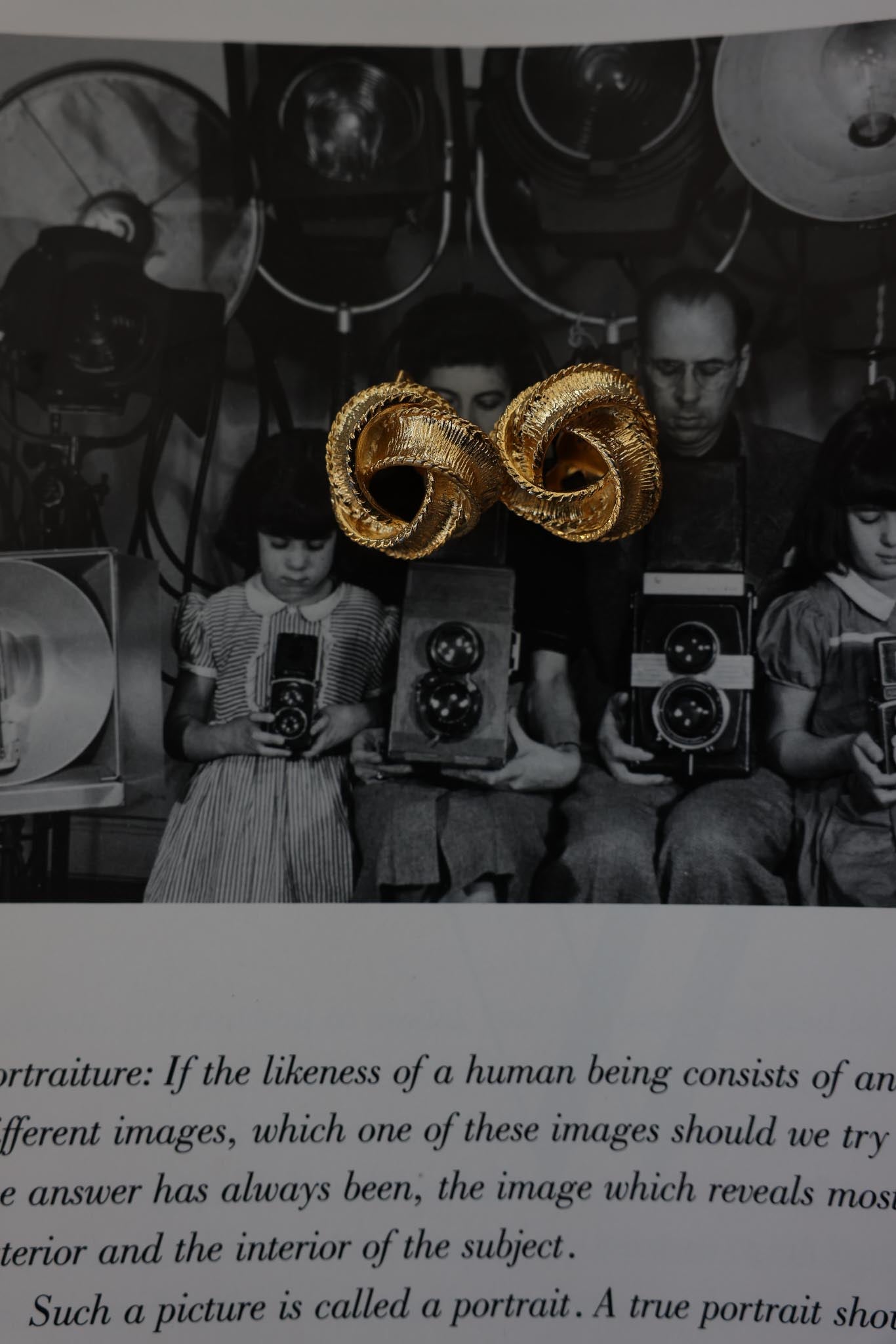Golden Infinity Knot Earrings|Vintage Baazaar 
