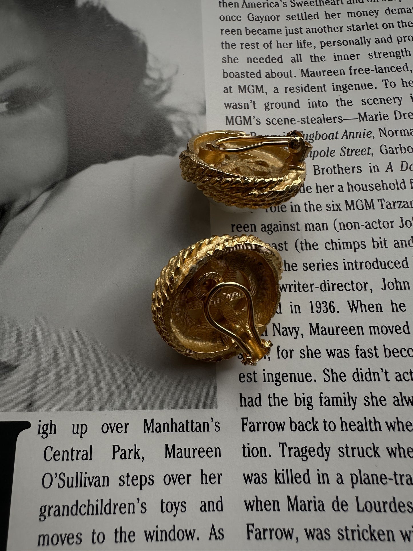 Twisted Rope Pearl Earrings|Vintage Baazaar 