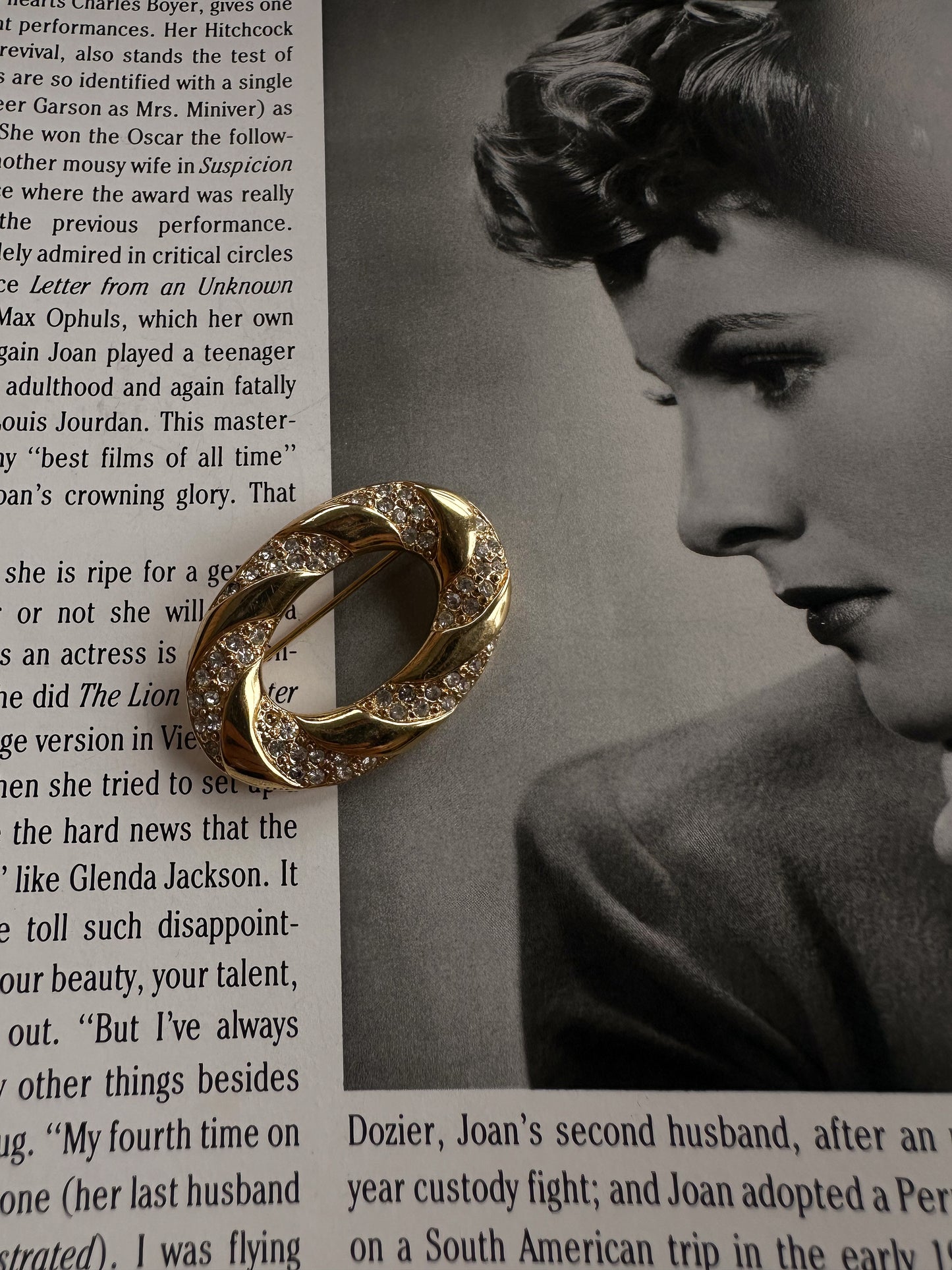 Napier Starlight Loop Brooch|Vintage Baazaar 