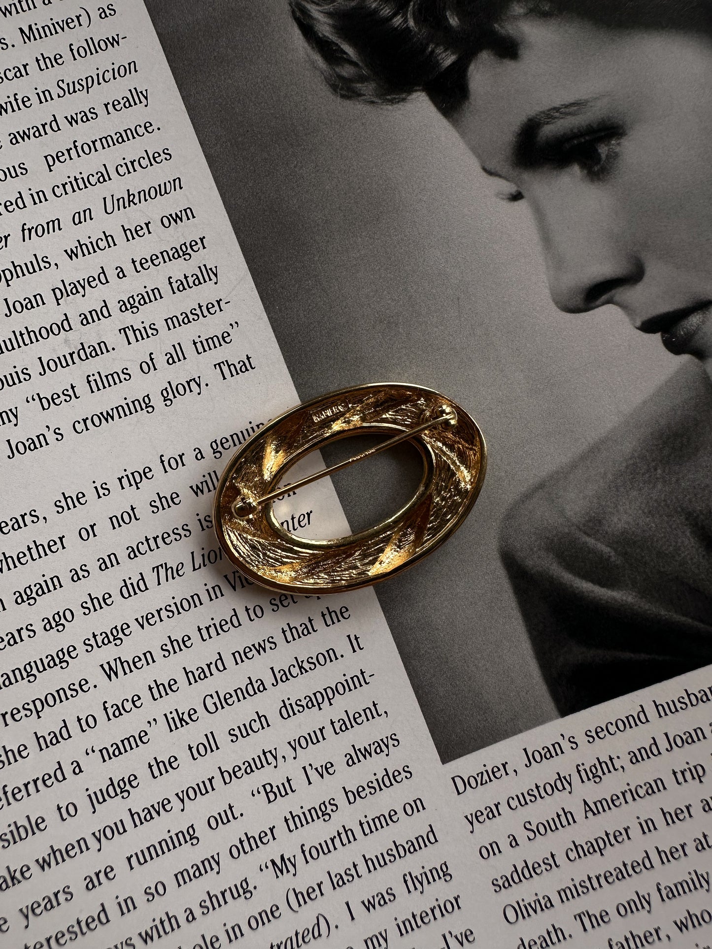 Napier Starlight Loop Brooch|Vintage Baazaar 