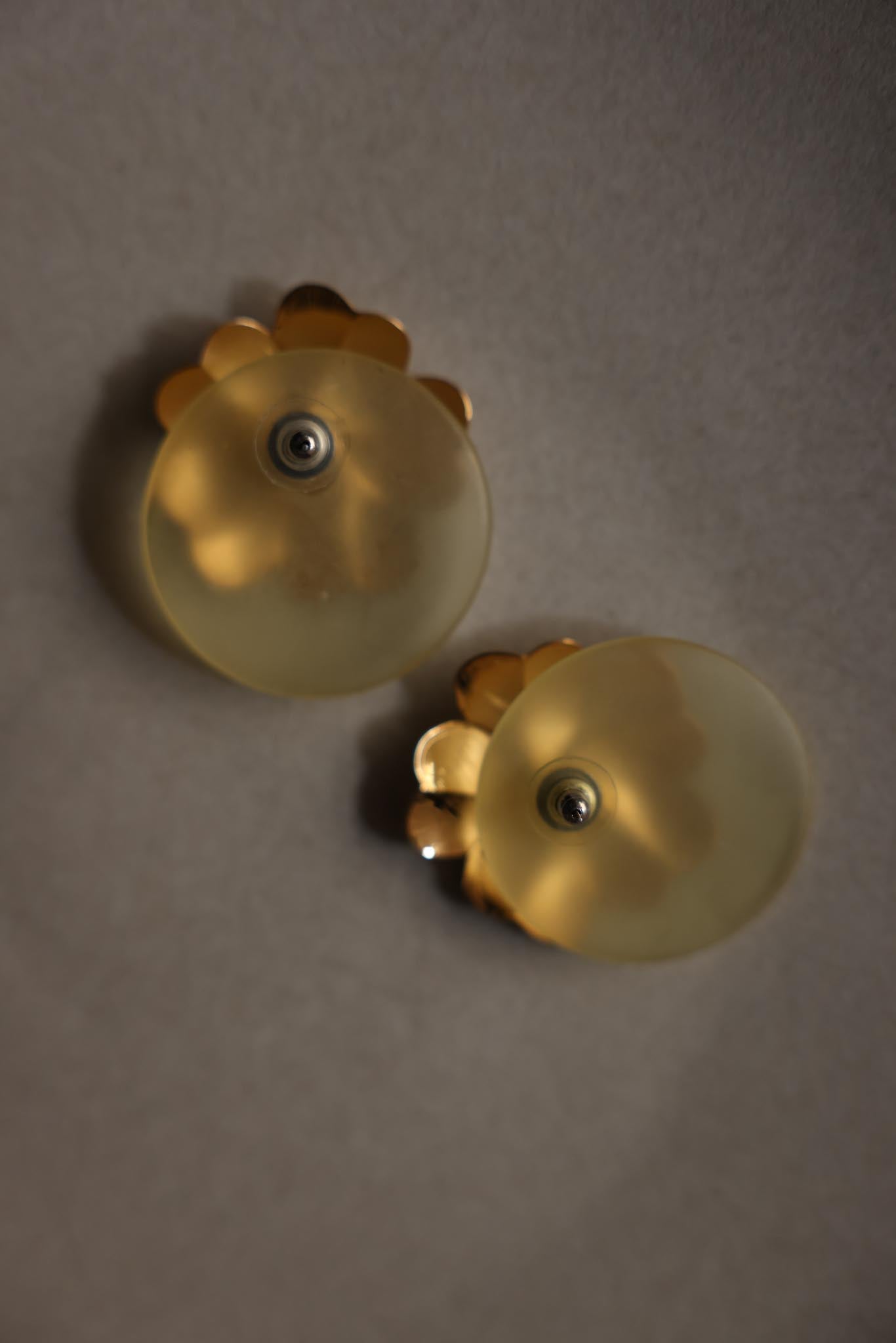 Golden Blossom Statement Earrings|Vintage Baazaar 
