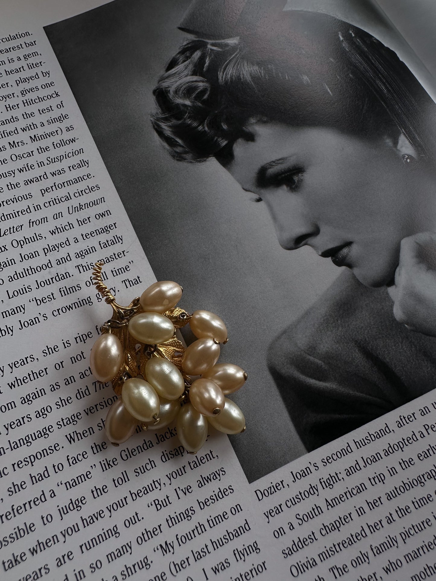 Pearl Harvest Brooch|Vintage Baazaar 