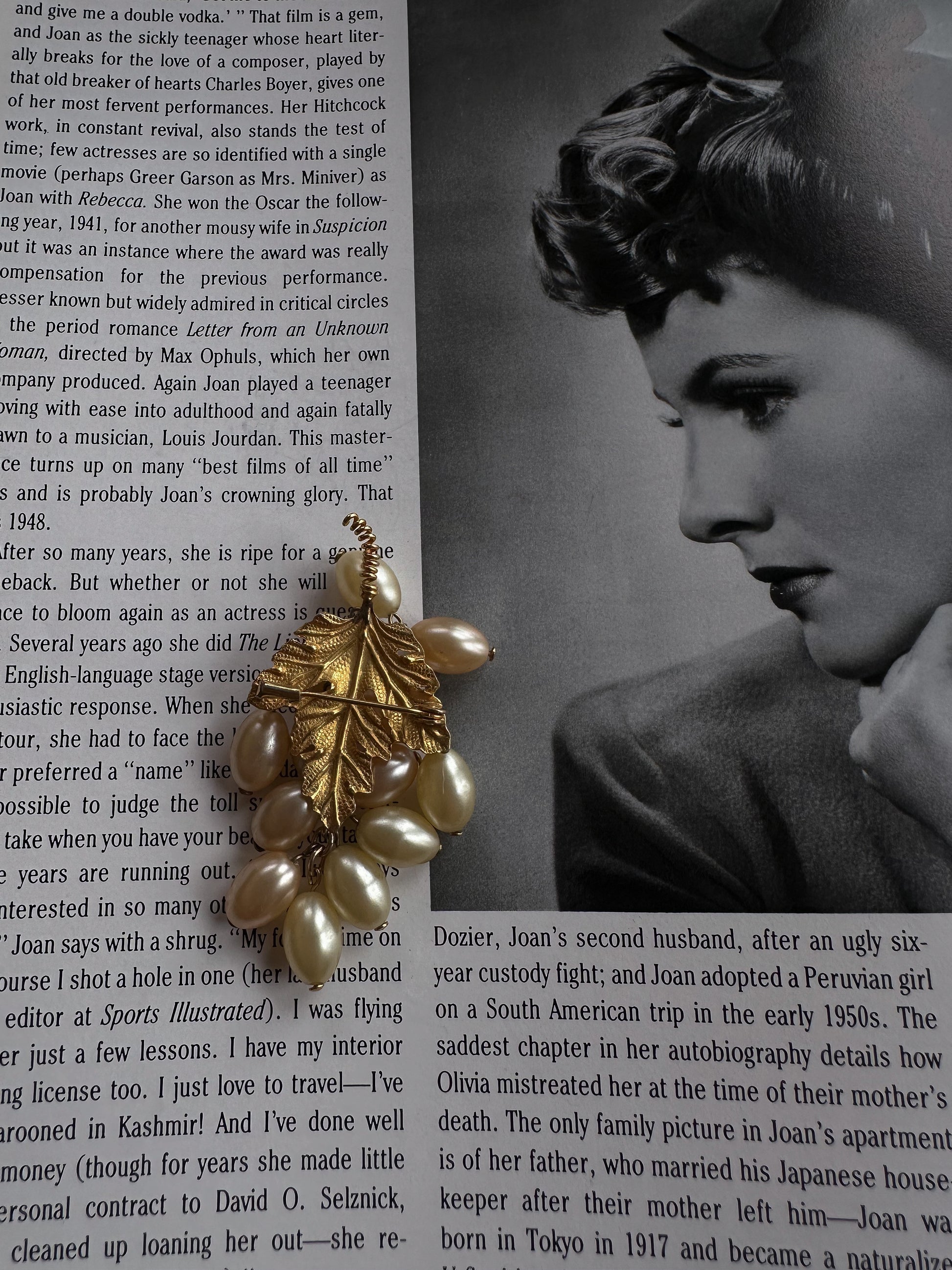 Pearl Harvest Brooch|Vintage Baazaar 