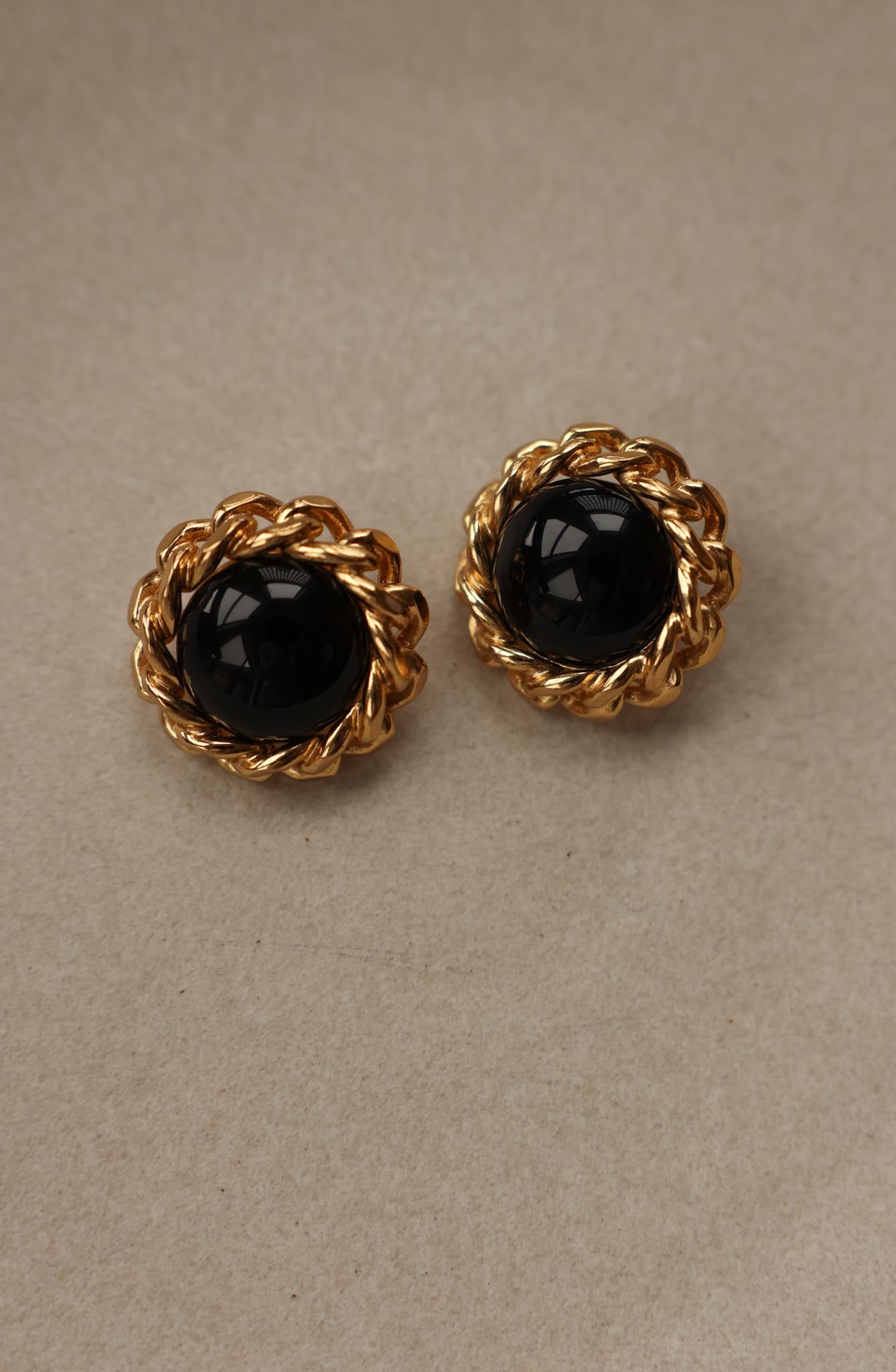 Christian Dior Gold-Plated  Earrings|Vintage Baazaar 