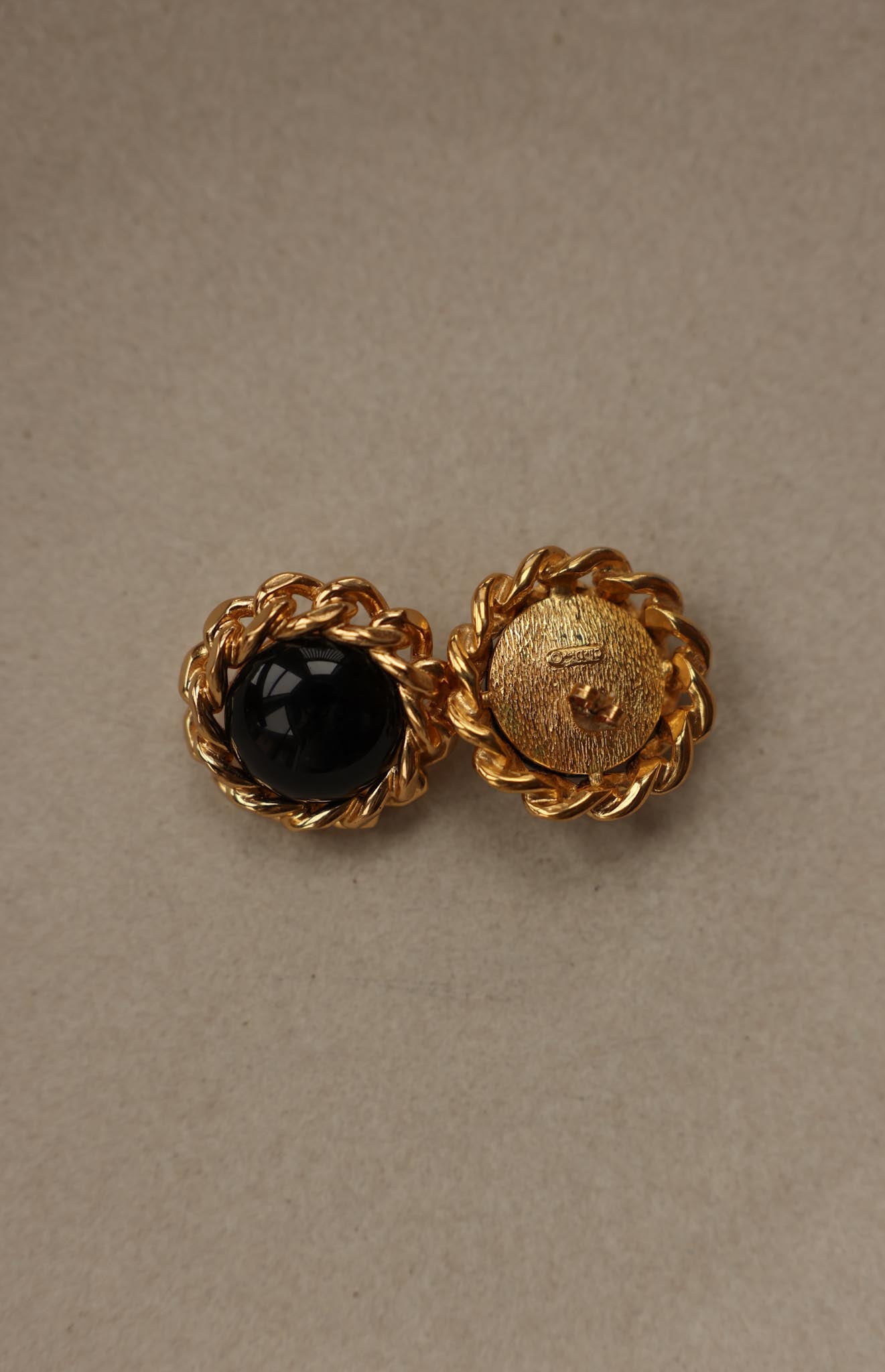 Christian Dior Gold-Plated  Earrings|Vintage Baazaar 