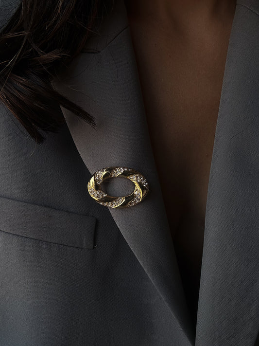 Napier Starlight Loop Brooch|Vintage Baazaar 