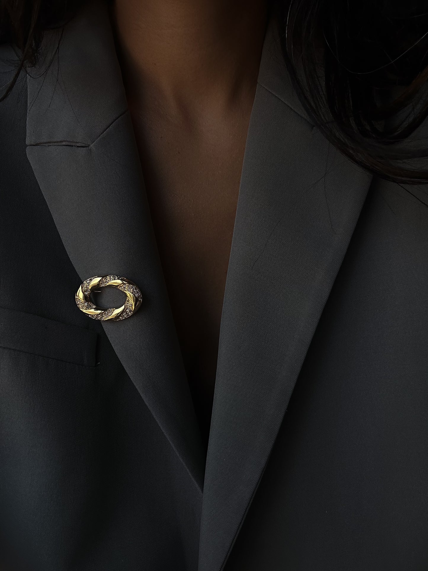 Napier Starlight Loop Brooch|Vintage Baazaar 