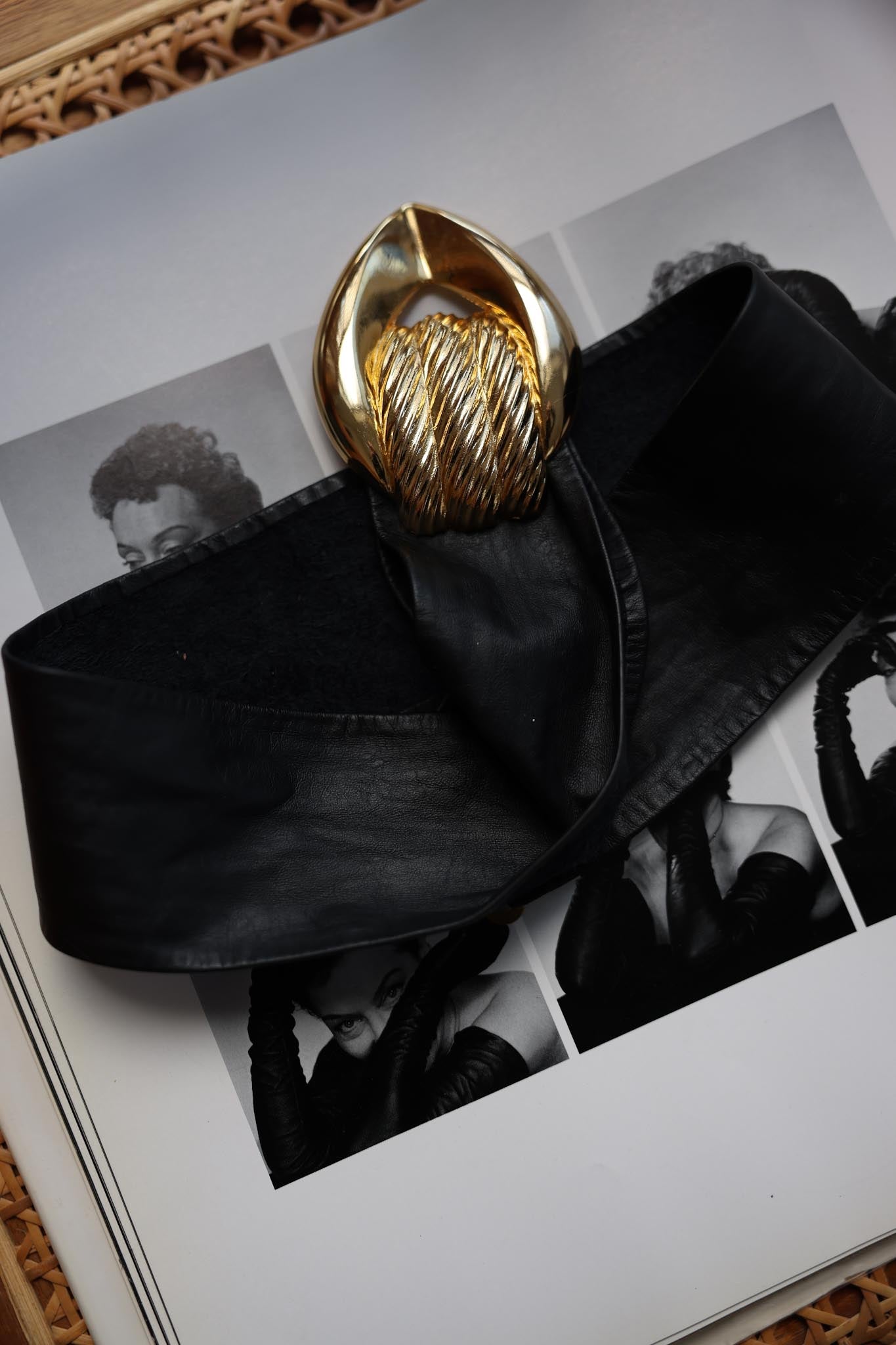 Golden Twist Statement Belt|Vintage Baazaar 