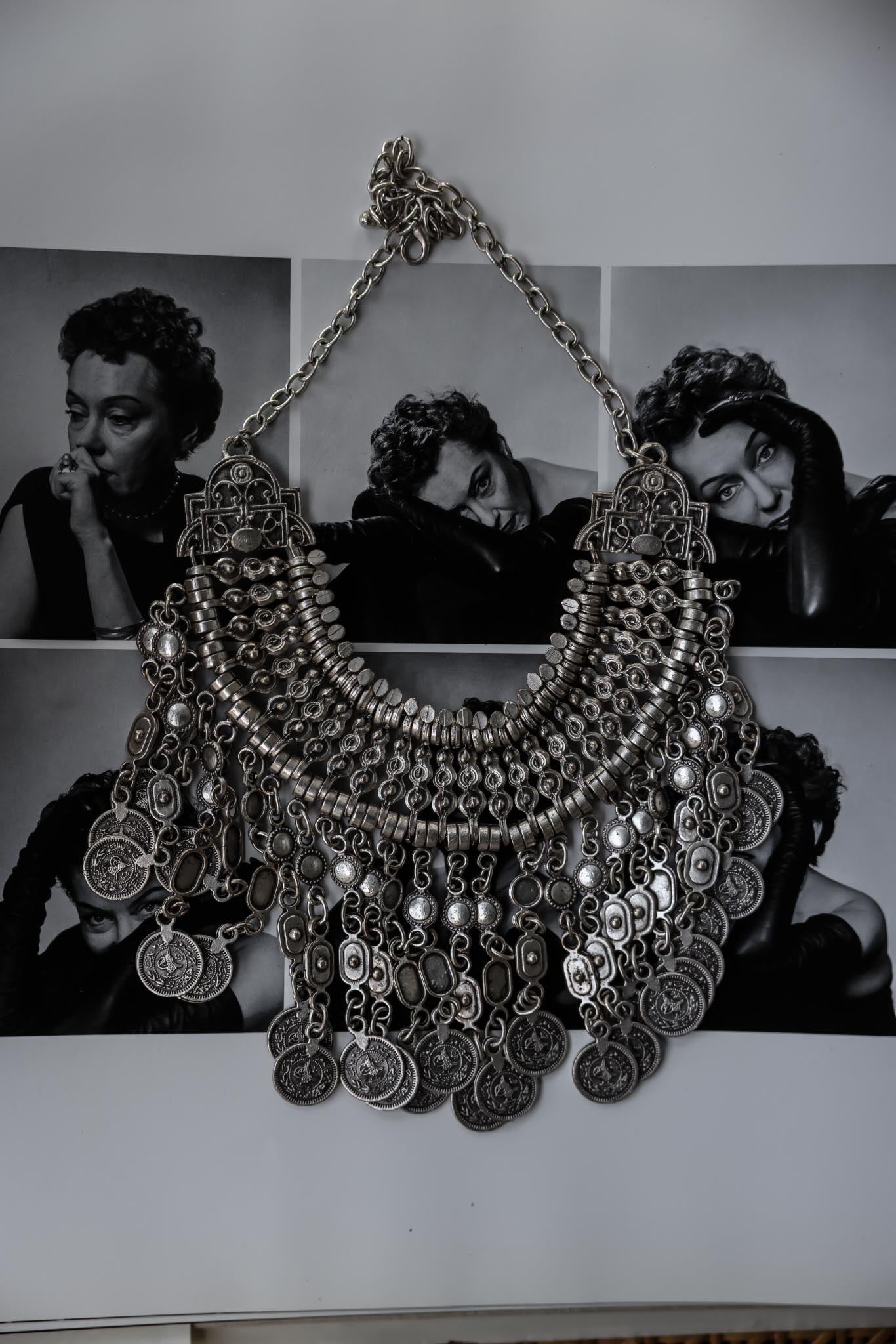 Celestial Coin Cascade Necklace|Vintage Baazaar 