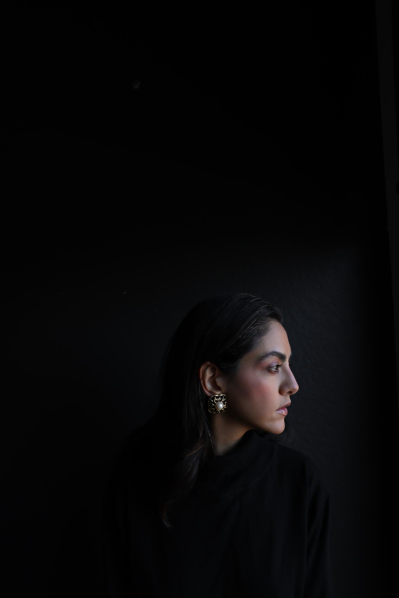 Golden Reef Pearl Earrings|Vintage Baazaar 