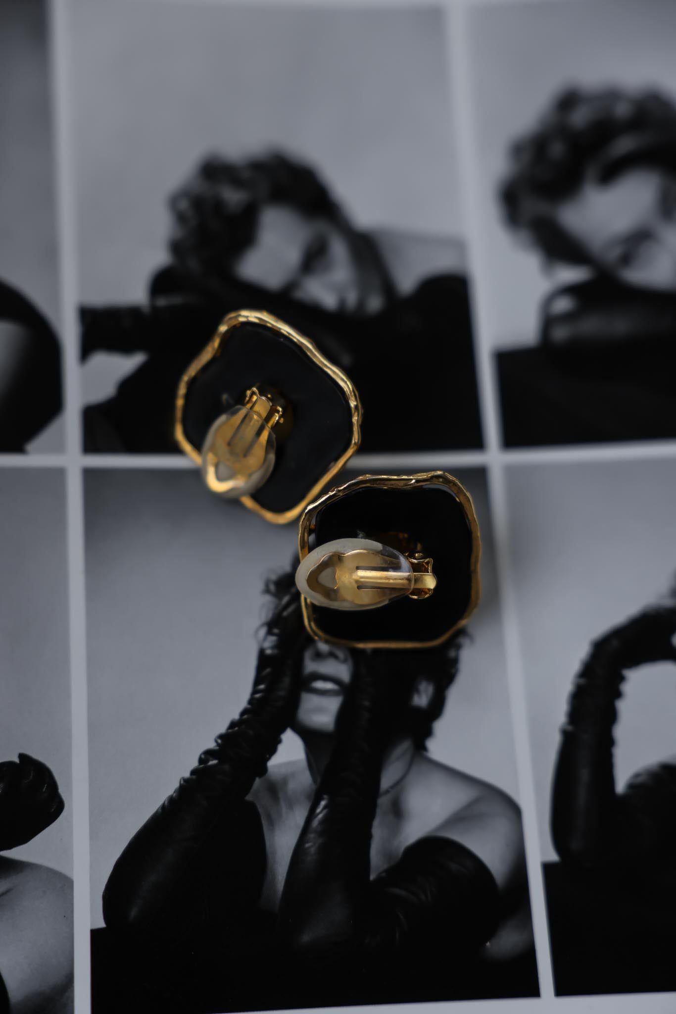 Golden Reef Pearl Earrings|Vintage Baazaar 