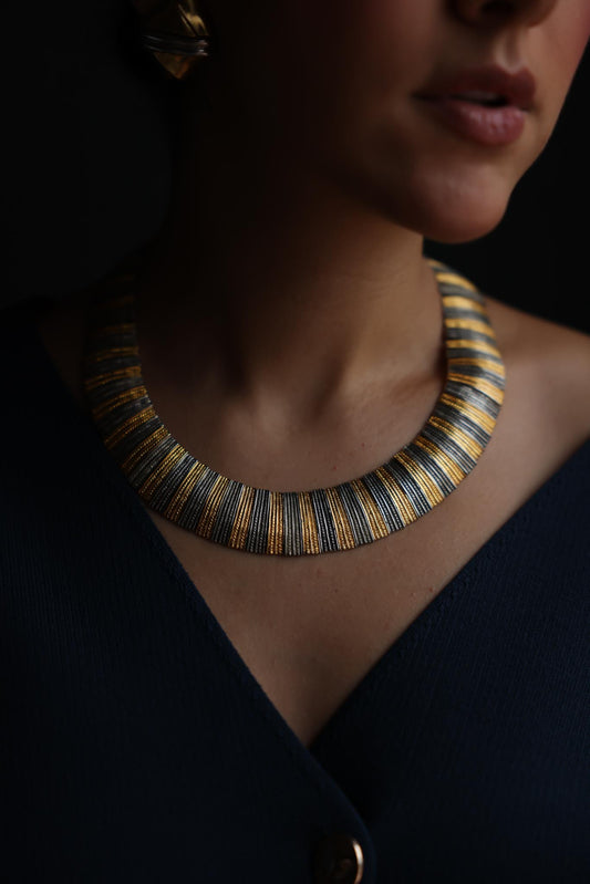 Unsigned Les Bernard Egyptian Revival Cleopatra Necklace