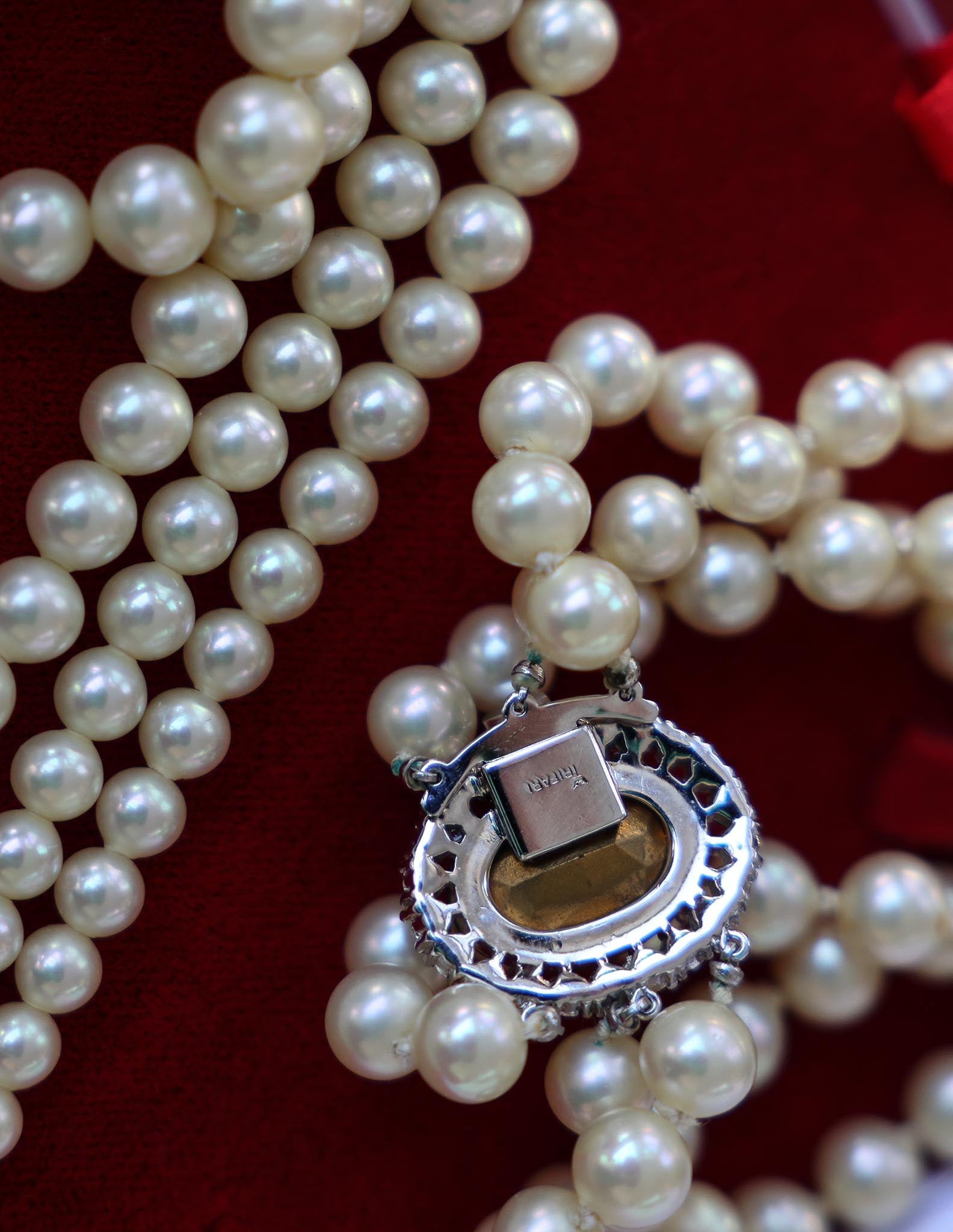 Trifari Emerald Grace  Pearl Jewelry set|Vintage Baazaar 