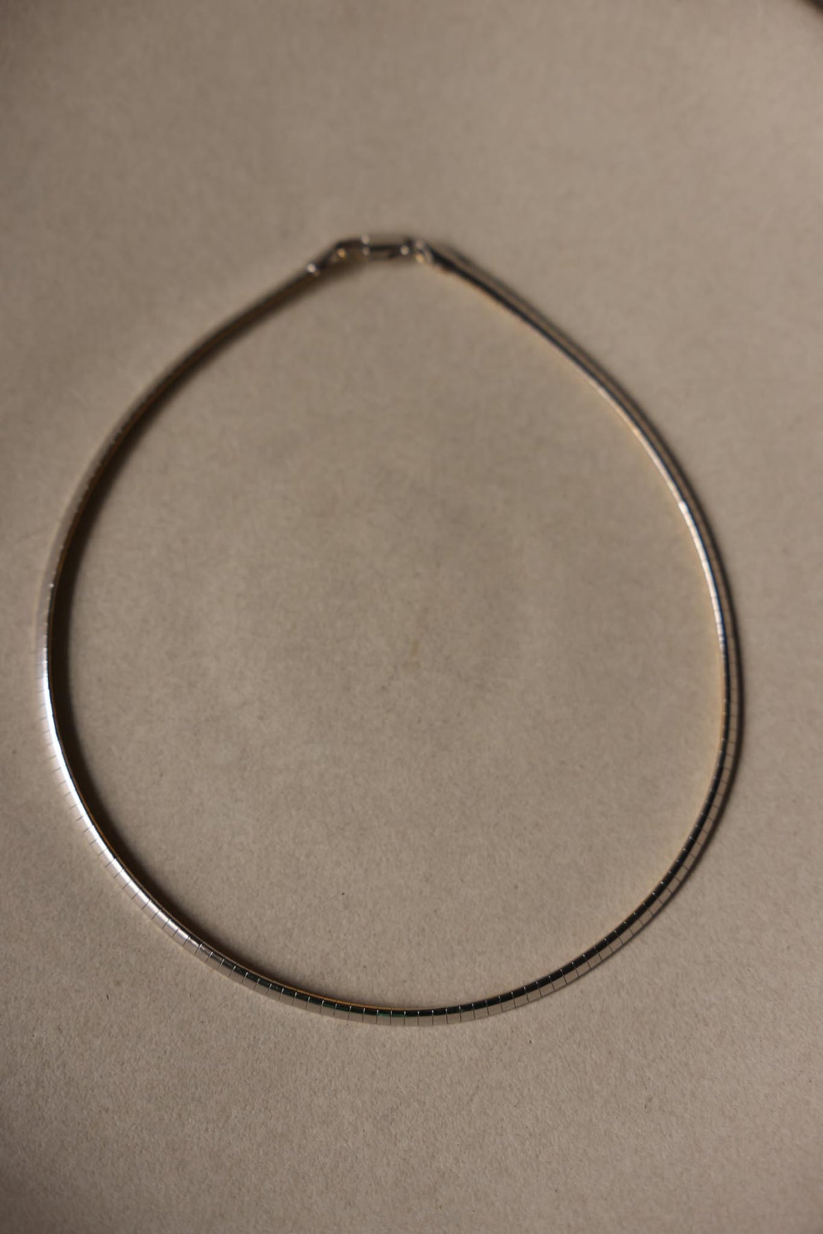Reversible Gold & Silver Tone Necklace