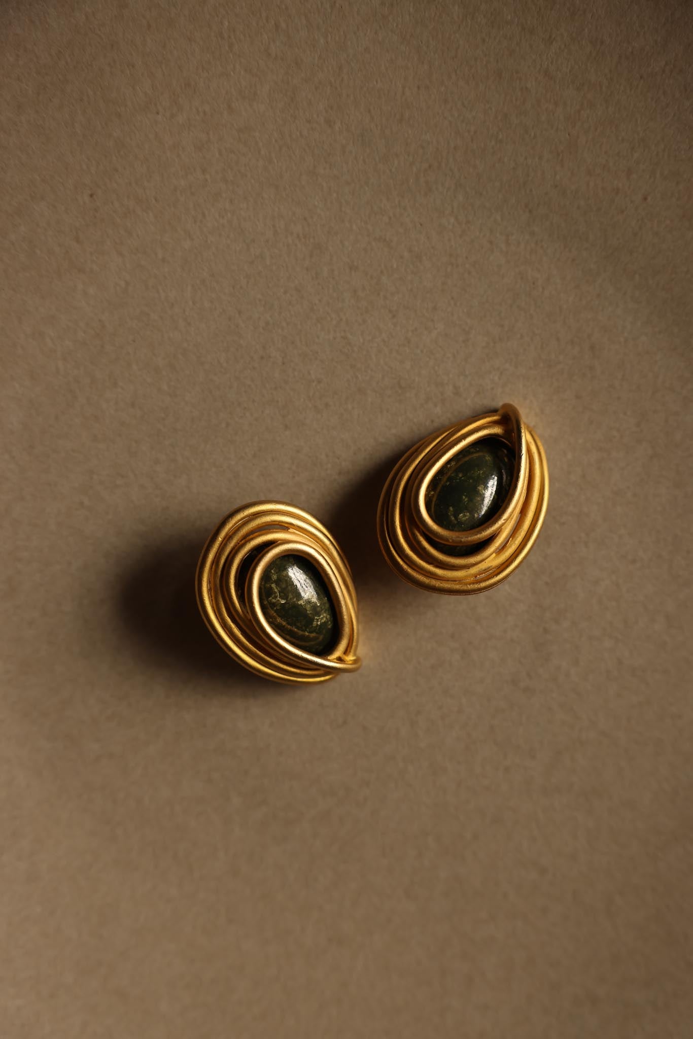 Norma Jean 10K Gold-Filled Clip-On Earrings - 1980s|Vintage Baazaar 