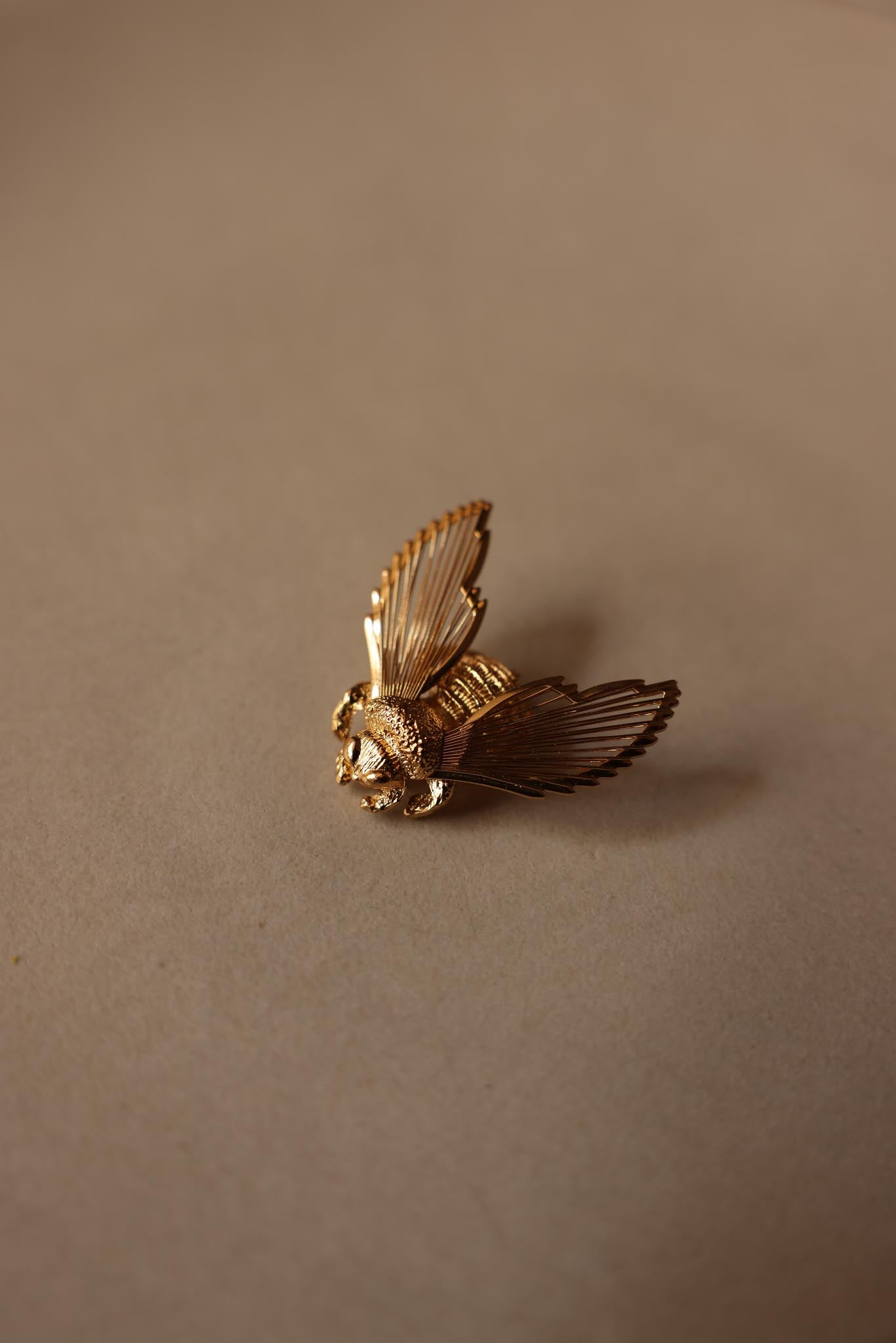Monet Gold-Tone Bee Brooch|Vintage Baazaar 