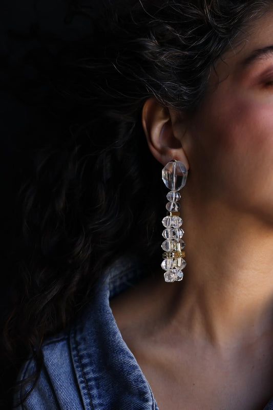 Crystal Cascade Earrings