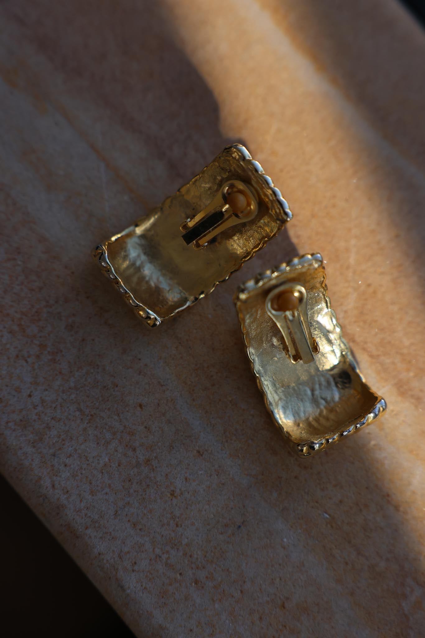 Golden Rope Pearl Earrings|Vintage Baazaar 