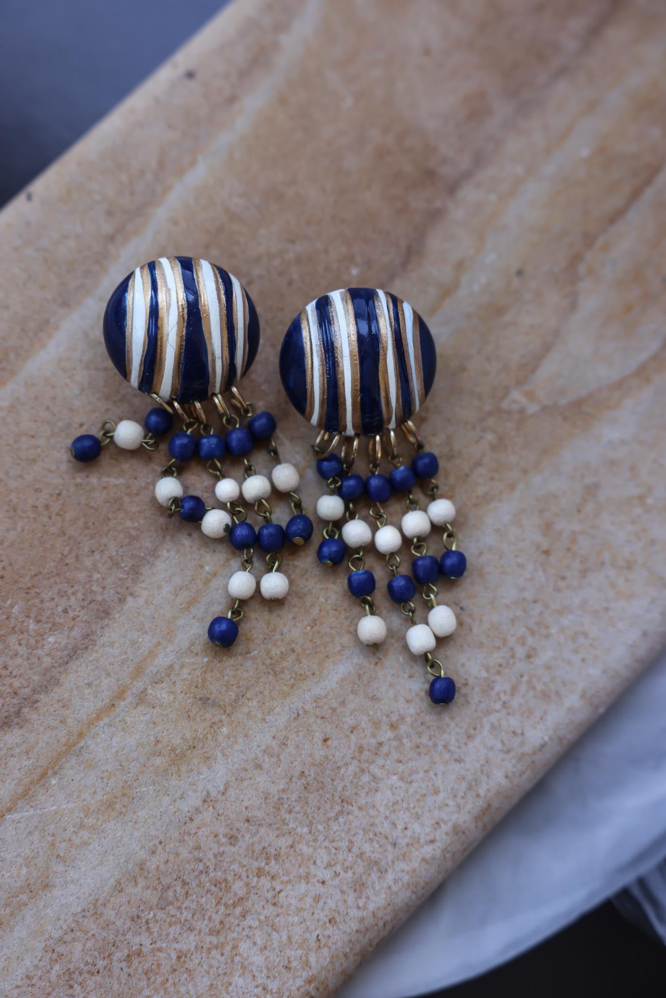 Vintage Nautical Cascade Earrings|Vintage Baazaar 