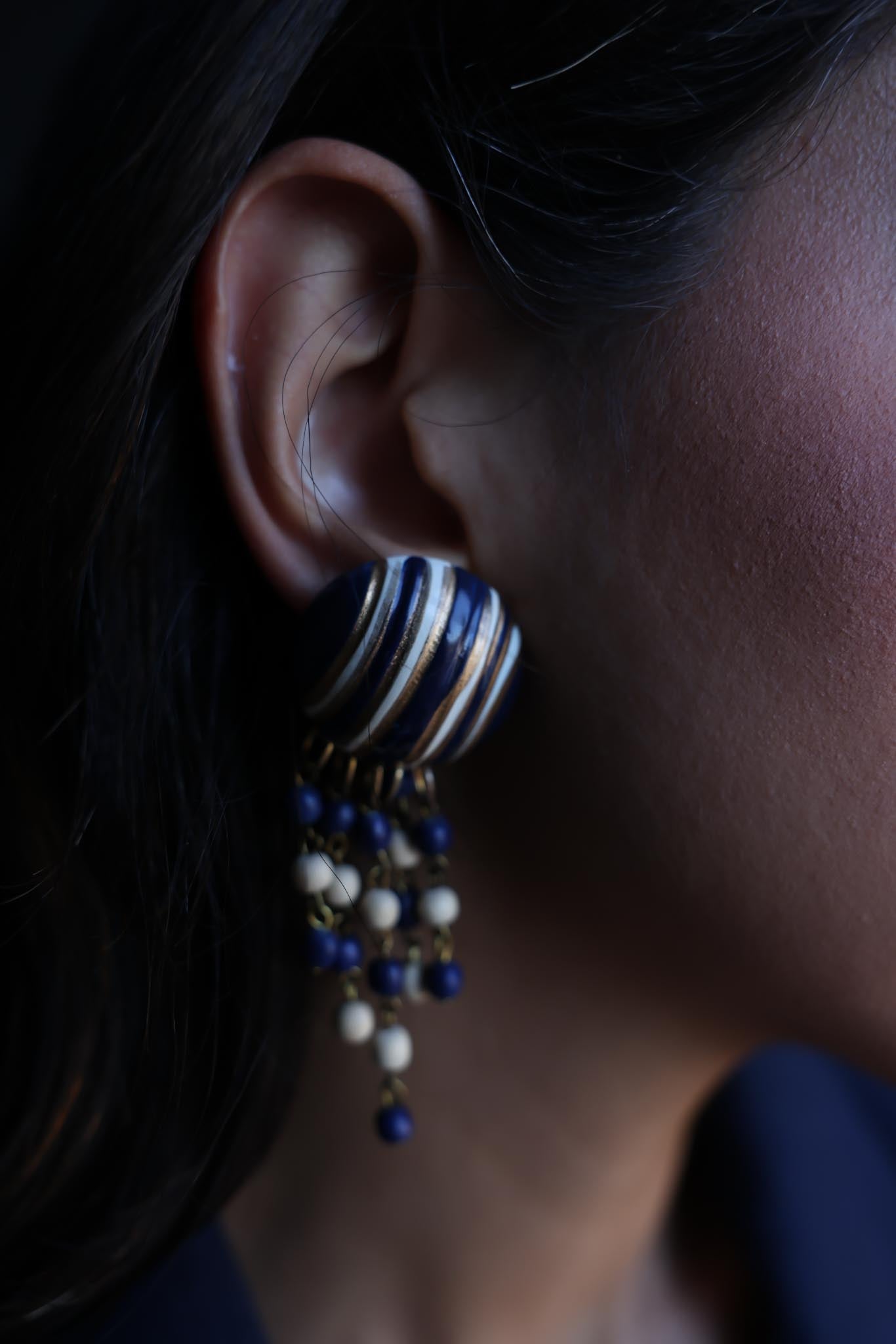 Vintage Nautical Cascade Earrings|Vintage Baazaar 