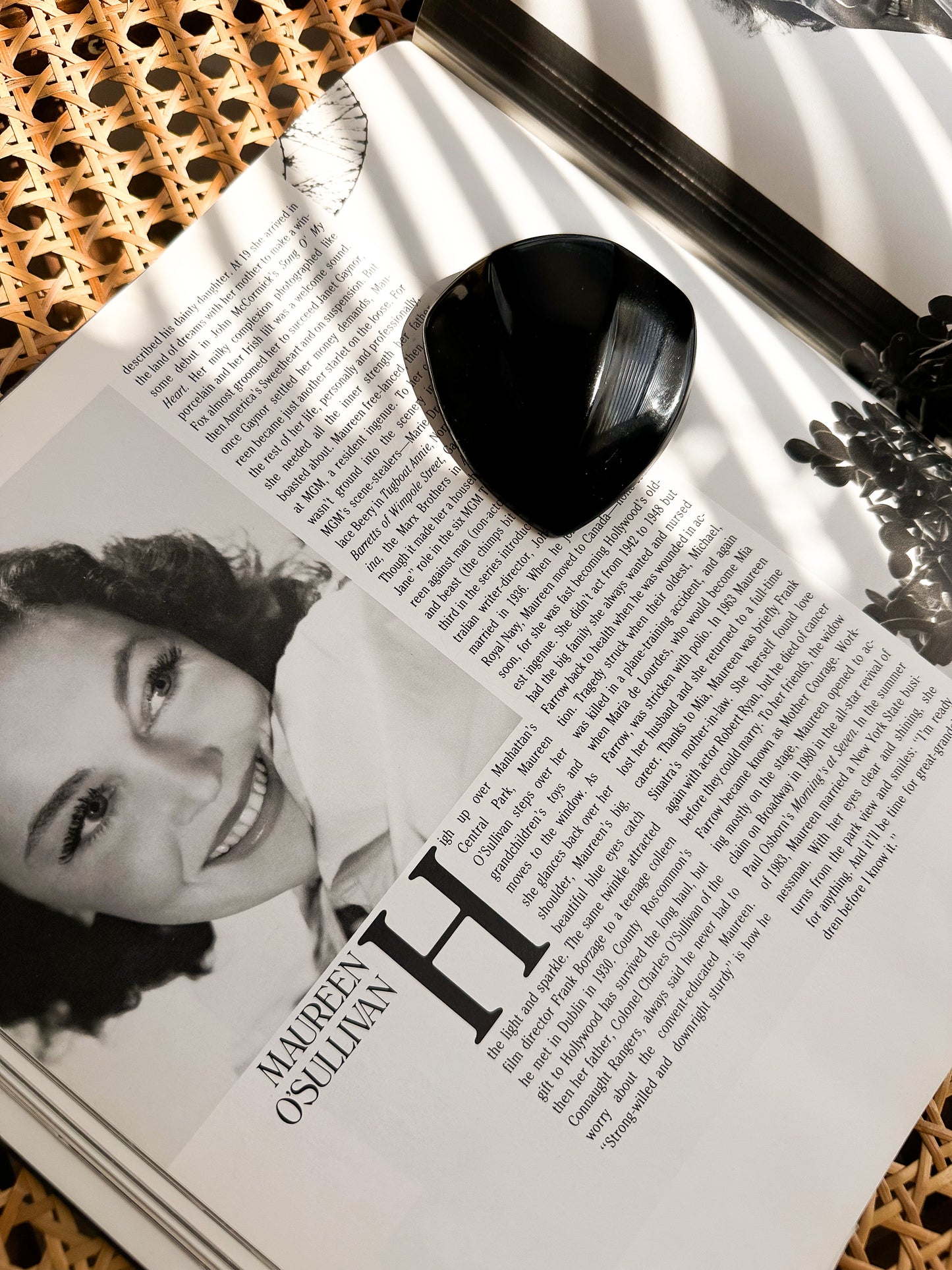 Ebony Wave Brooch|Vintage Baazaar 